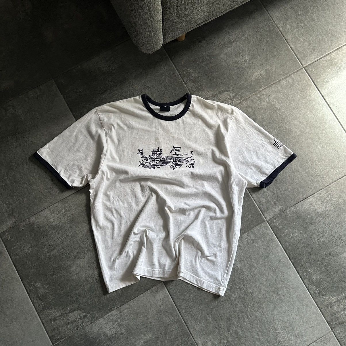New England Outerwear × Vintage Vintage England T-shirts Big Logo Y2K Style USA 00s Size US XL / EU 56 / 4 - 5 Thumbnail