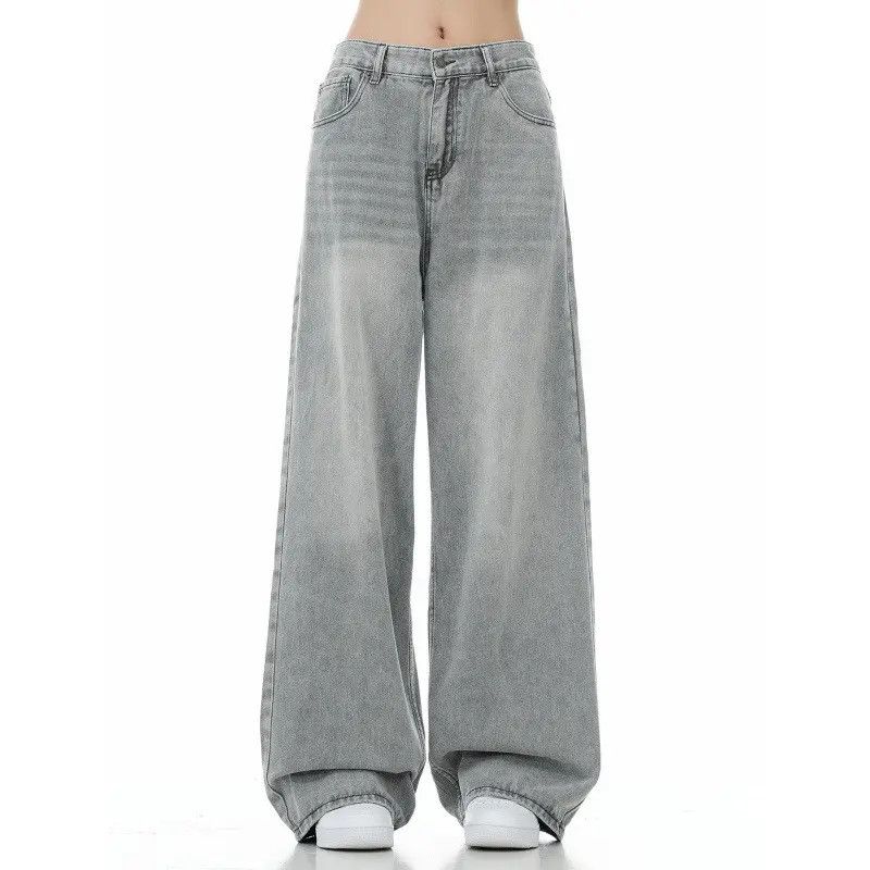Japanese Brand Loose casual wide leg straight leg jeans Size US 32 / EU 48 - 2 Thumbnail