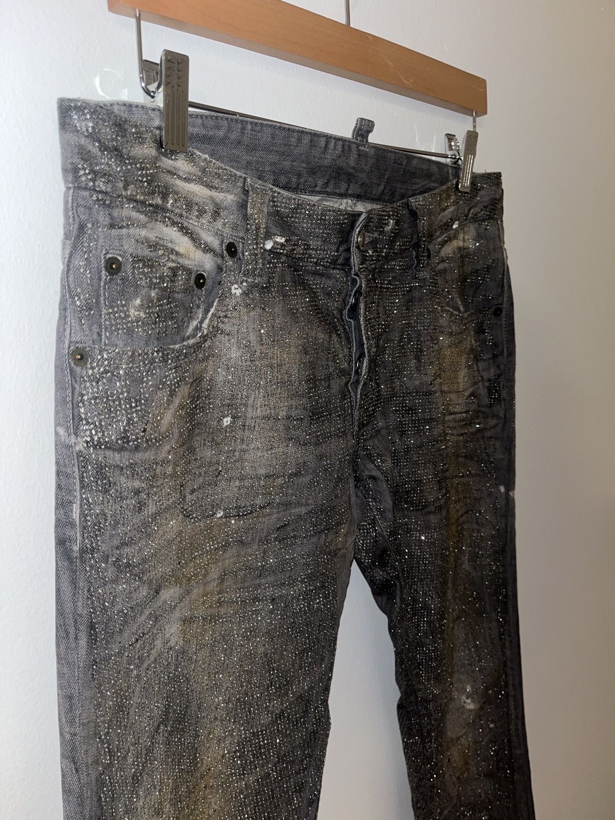 Dsquared2 Dsqaured Glitter Jeans 2010 Size US 32 / EU 48 - 4 Thumbnail