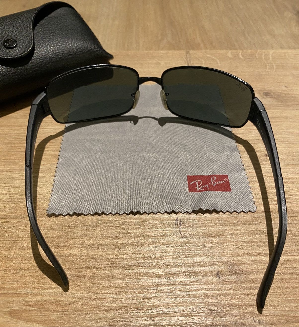 RayBan Ray-Ban RB3421 Black Sunglasses Size ONE SIZE - 7 Thumbnail