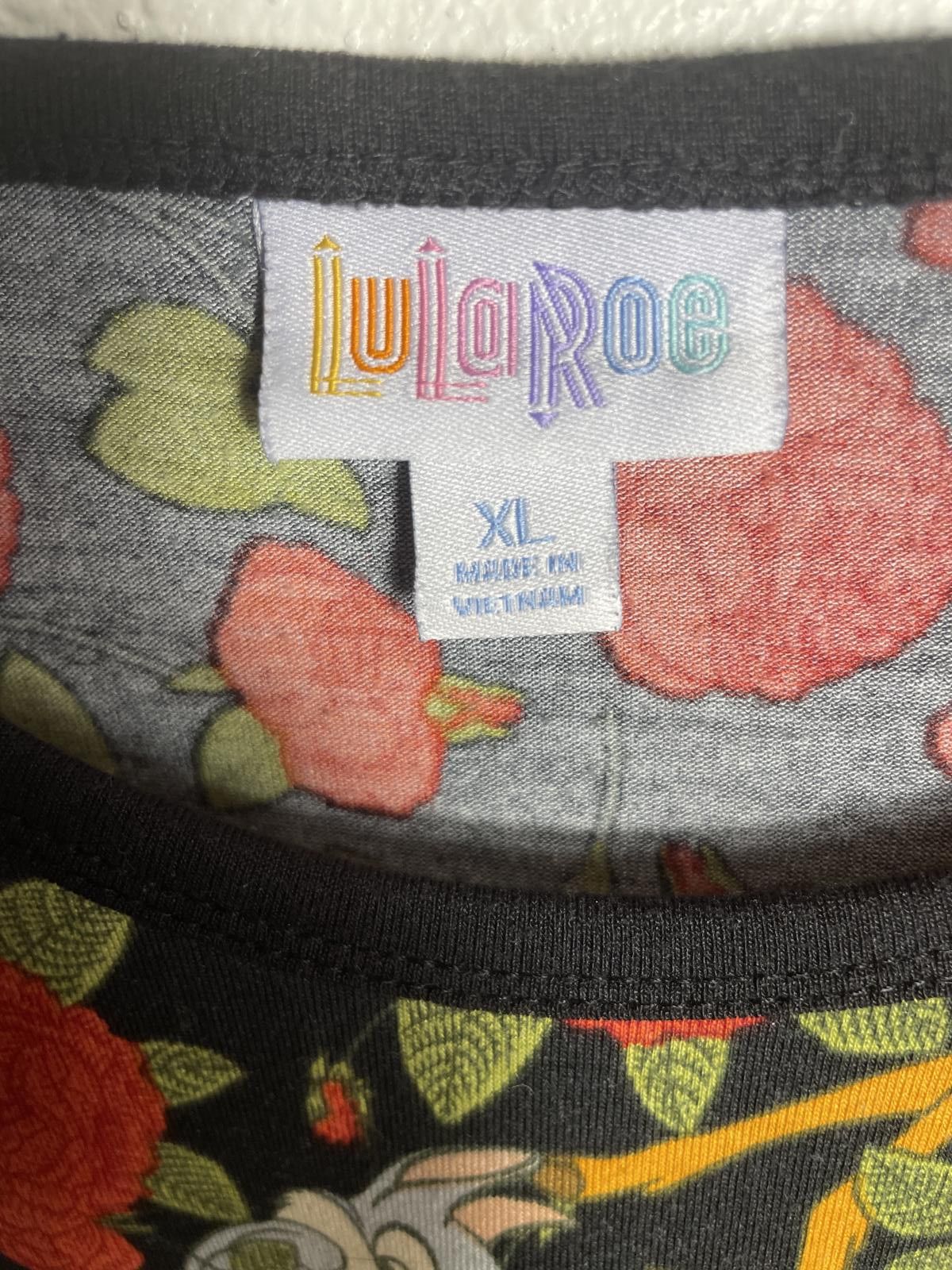 Disney LuLaRoe Disney Bambi Blouse Top Women's XL Tunic Deer EUC Size XL / US 12-14 / IT 48-50 - 2 Thumbnail