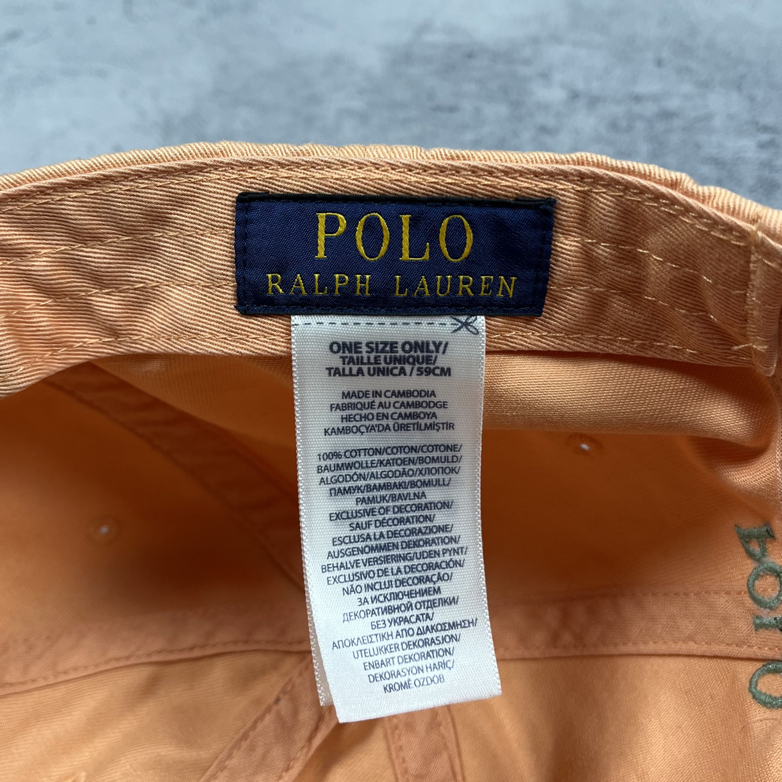 Polo Ralph Lauren Polo Ralph Lauren Y2K Green Pony Baseball Cap Size ONE SIZE - 7 Thumbnail