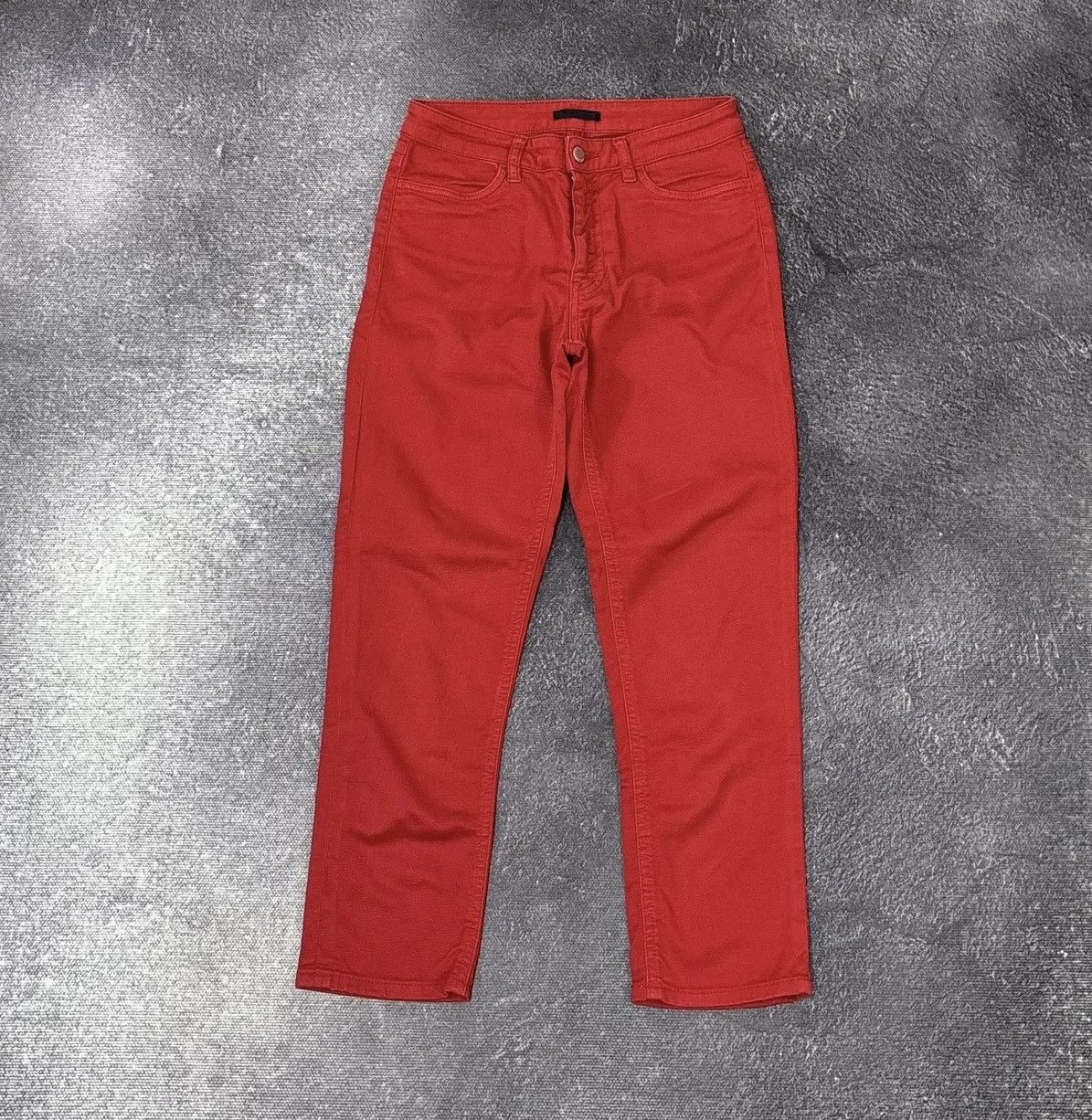 Prada Prada Women’s Black Tab Red Rare Luxury Skinny Jeans Size 26" / US 2 / IT 38 - 1 Thumbnail