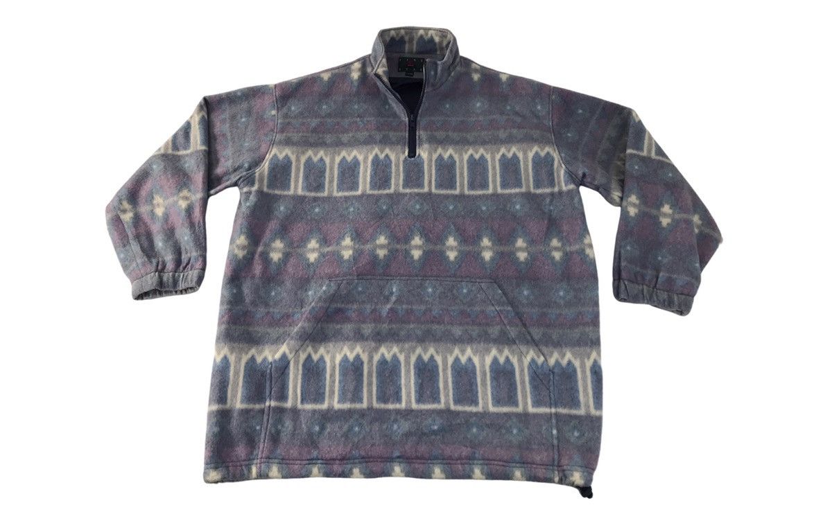 Japanese Brand Fine Star Classic Series Fleece Half Zip Jacket Aztec Color Size US XL / EU 56 / 4 - 1 Thumbnail
