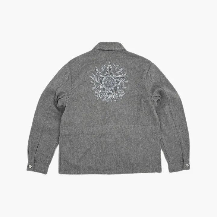 Dior Dior Dior Logo Embroidered Long Sleeve Jacket 0079-2507 Size US M / EU 48-50 / 2 - 3 Thumbnail