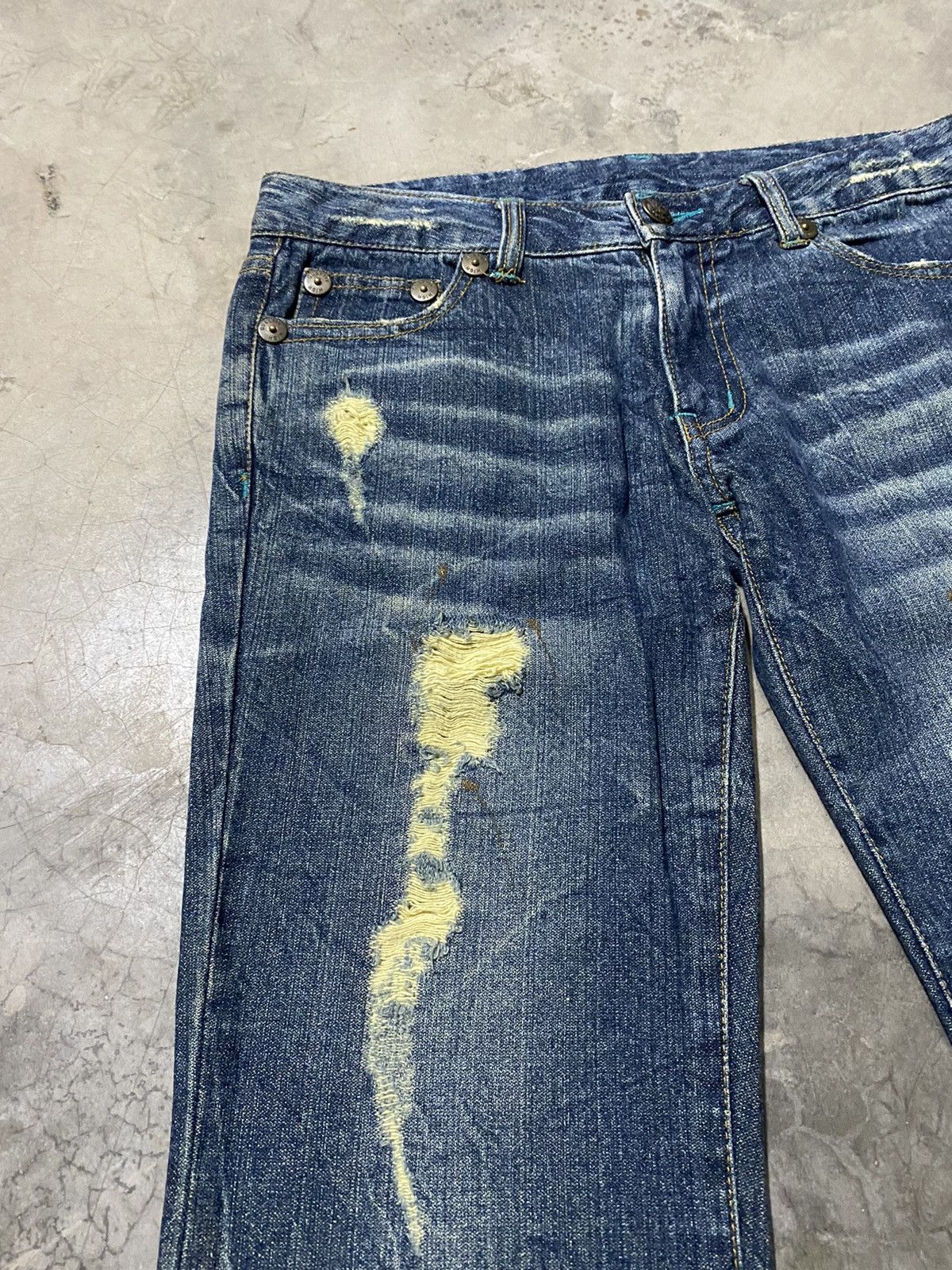 Hysteric Glamour × If Six Was Nine × Japanese Brand Flare Jeans Japan Grunge Denim p71 Size US 30 / EU 46 - 5 Thumbnail