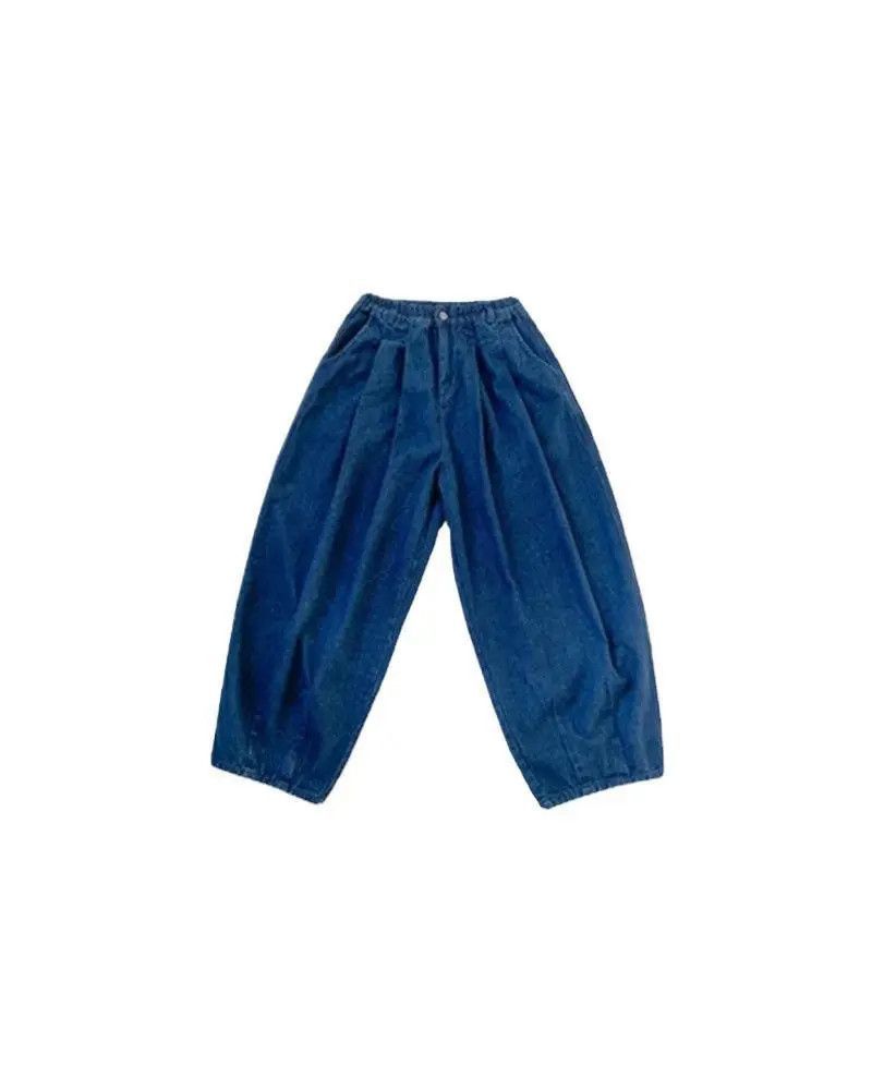 Japanese Brand Retro loose straight leg wide leg jeans Size US 32 / EU 48 - 4 Thumbnail