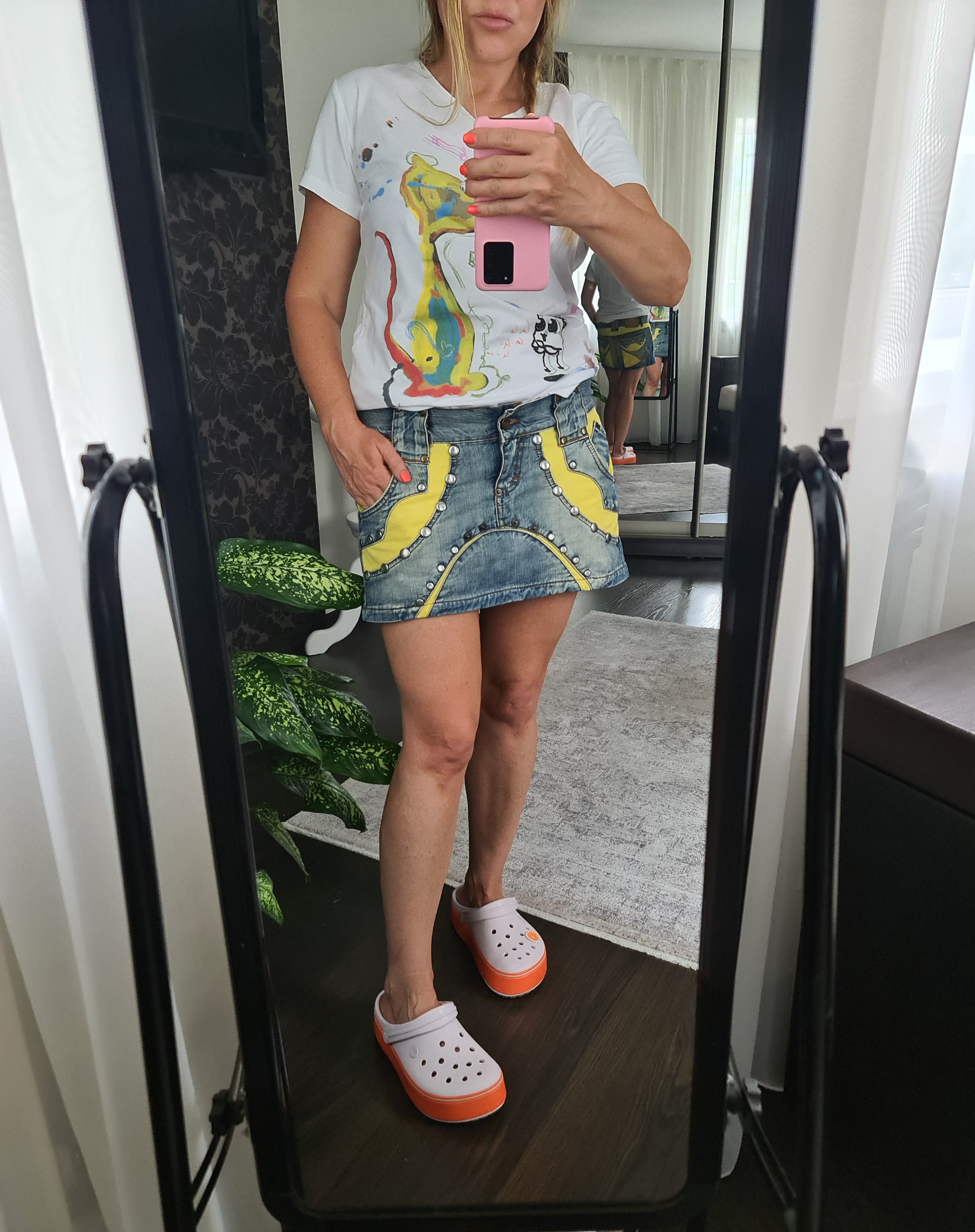 Steven Alan BRAY STEVE ALAN denim mini skirt Size 29" - 5 Thumbnail