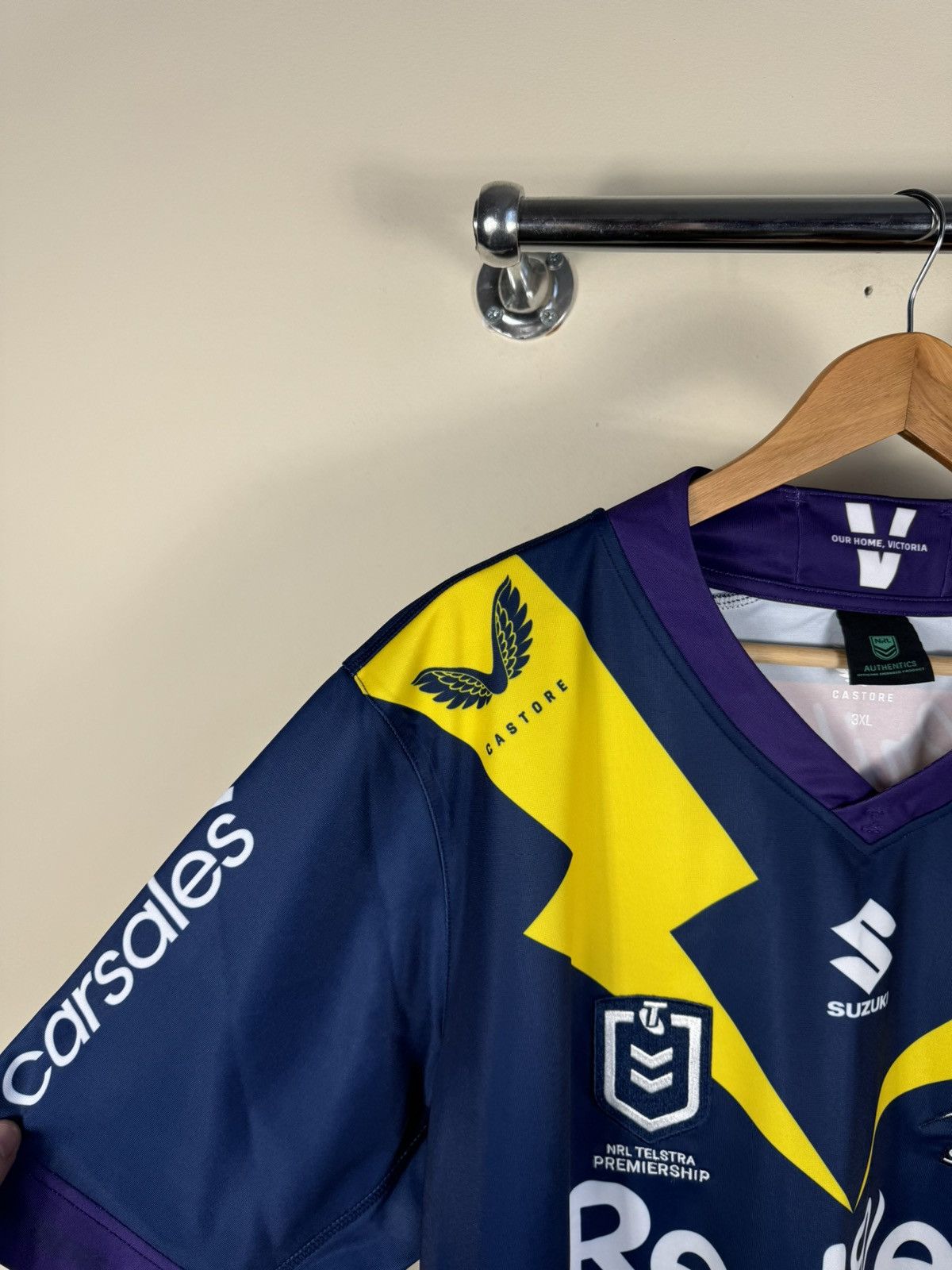 Other Castore Melbourne Storm Home Jersey Size US XXL / EU 58 / 5 - 4 Thumbnail