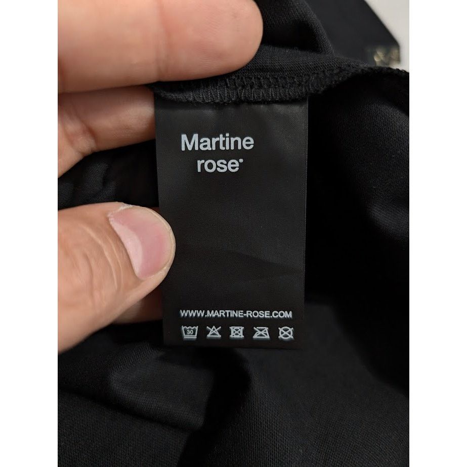 Martine Rose o1rshd1 Oversize Short Sleeve T-Shirt in Black Size US S / EU 44-46 / 1 - 15 Thumbnail