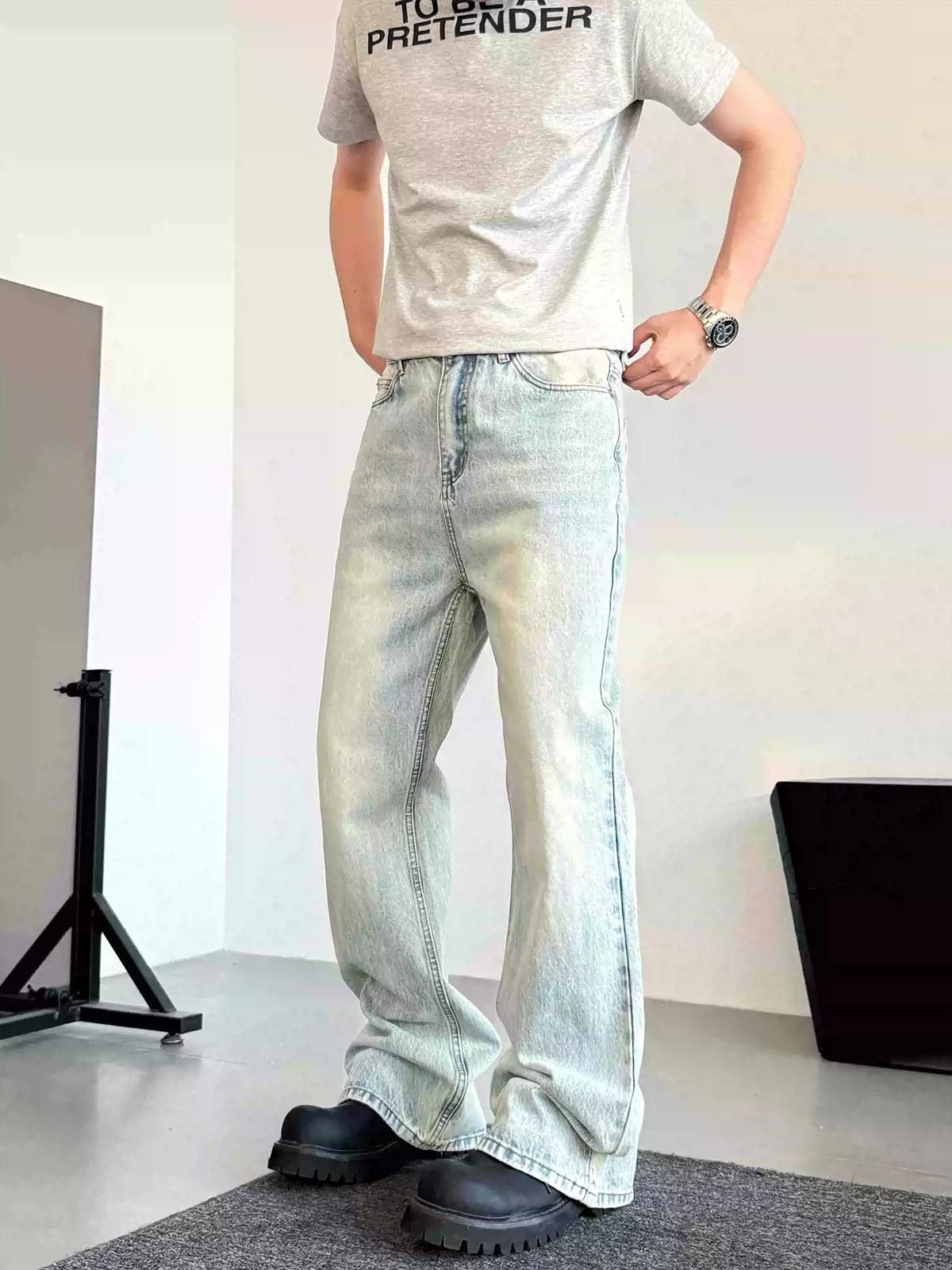 Other Light Wash Flared Jeans Size US 30 / EU 46 - 5 Thumbnail