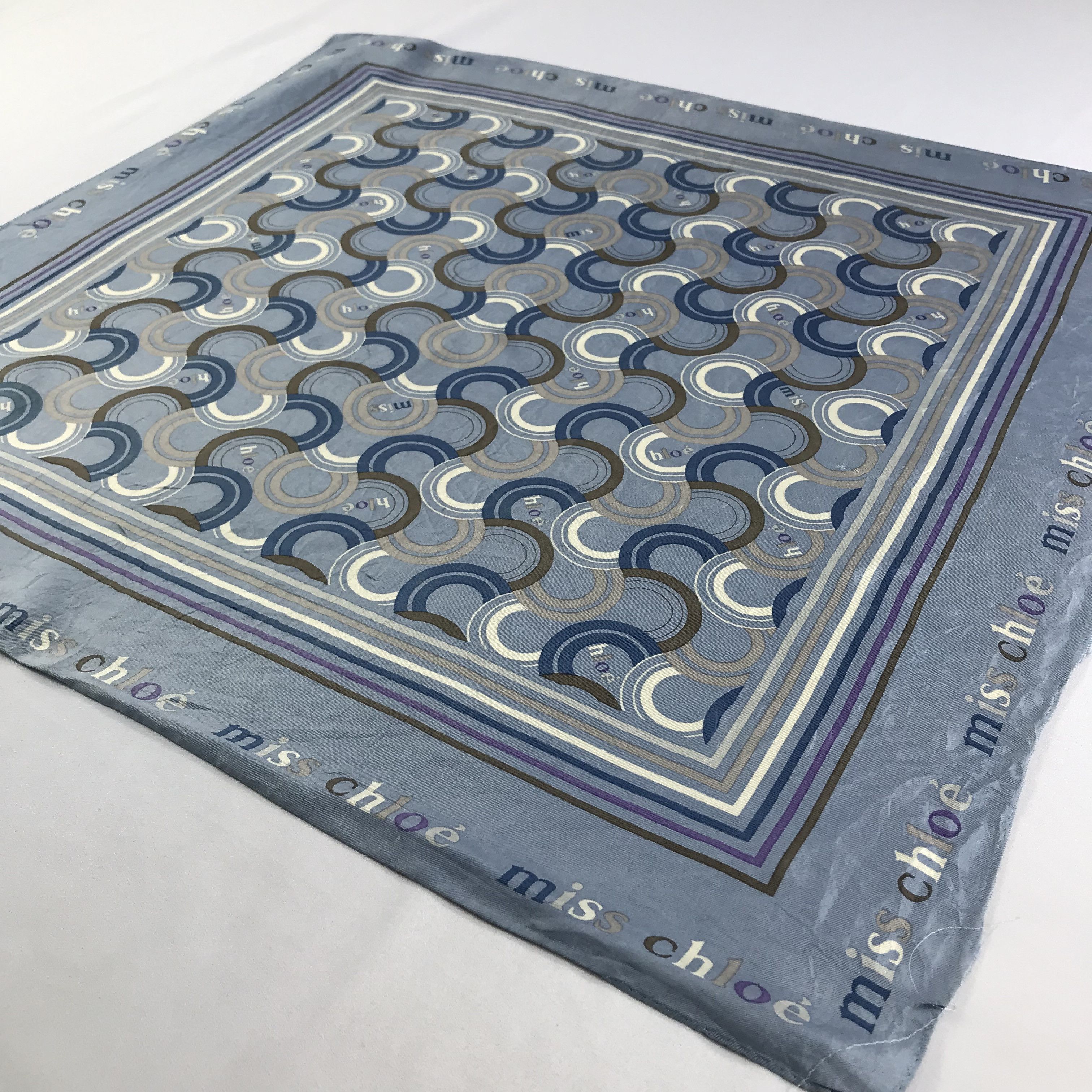 Chloe × Vintage Vintage Chloe Silk Scarf - S2636 Size ONE SIZE - 2 Thumbnail