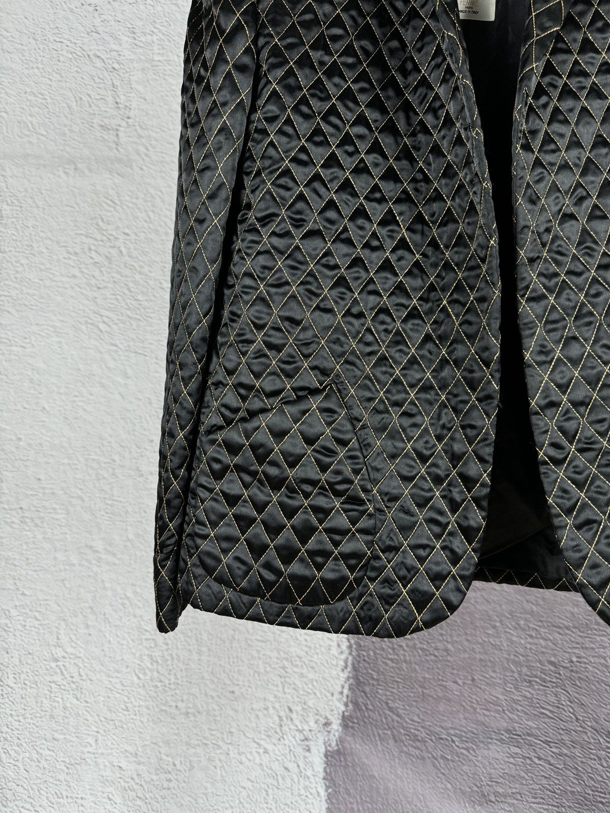 Cerruti 1881 Cerruti 1881 Femme Paris quilted black gold free blazer Size S / US 4 / IT 40 - 5 Thumbnail