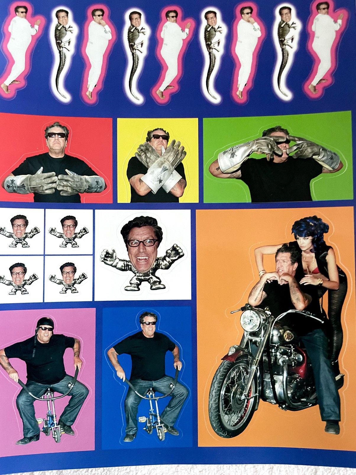 Chrome Hearts × Vintage Chrome hearts sticker sheet from CH Magazine series 2 Vol 3 Size ONE SIZE - 2 Thumbnail