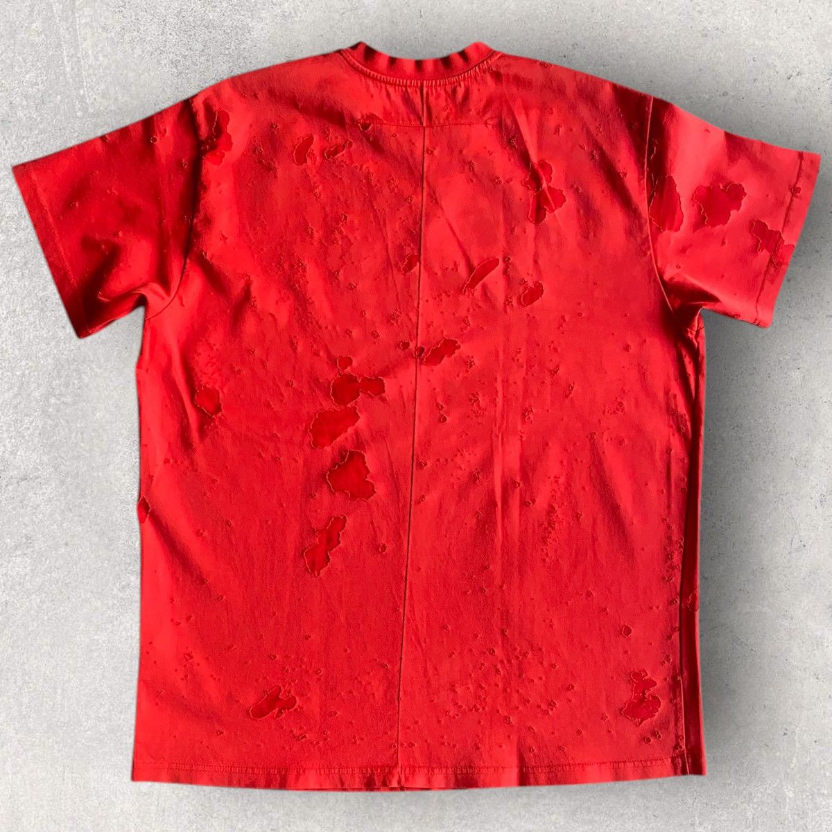 Givenchy AW17 Destroyed Effect Logo Oversized T Shirt Size US XS / EU 42 / 0 - 2 Thumbnail