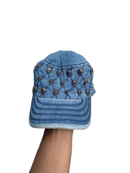 Hysteric Glamour Crazy💀 JCap&Co Skull Studded Comando Hat Punk LGB Style Size ONE SIZE - 1 Thumbnail