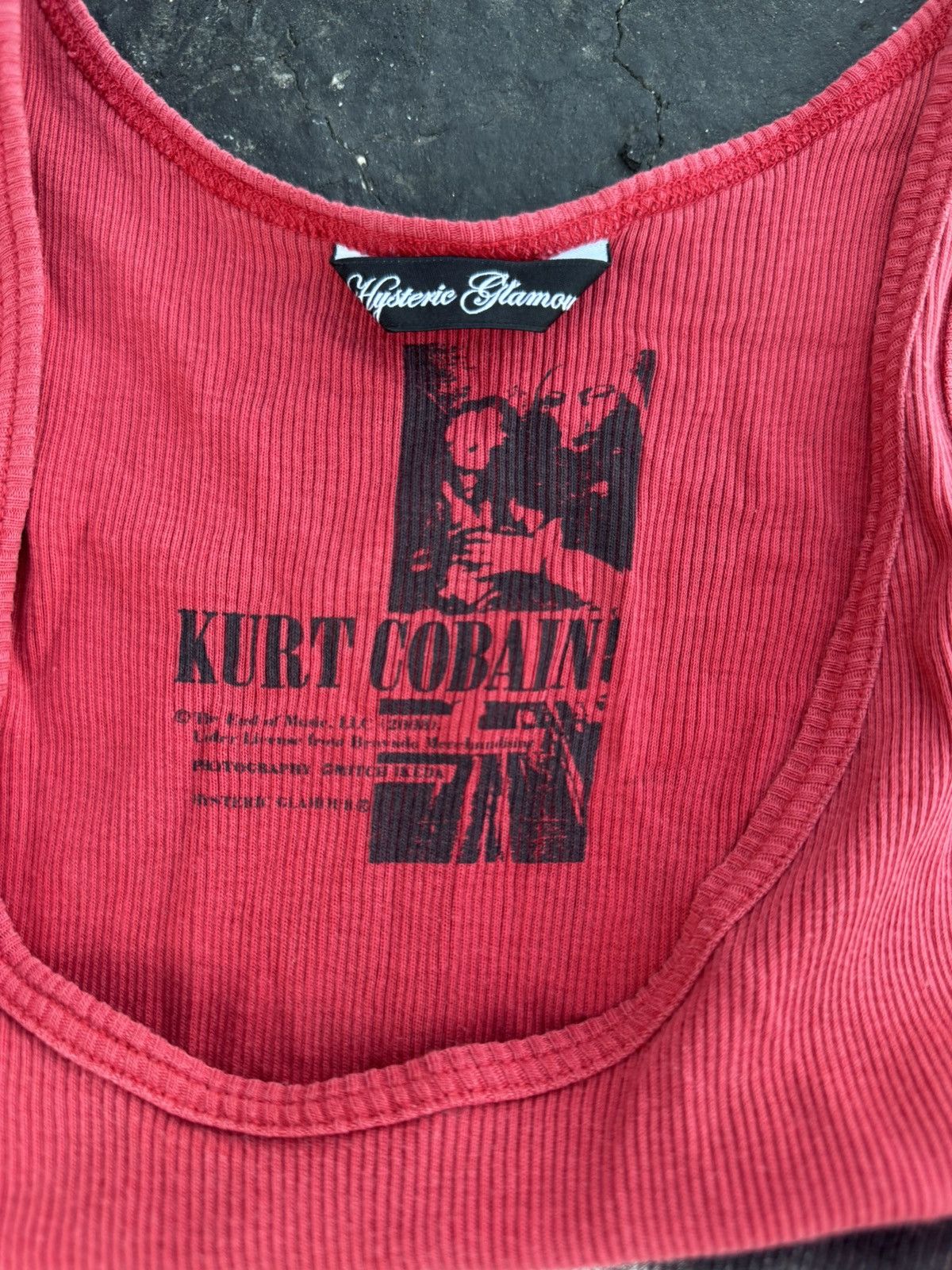 Hysteric Glamour hysteric glamour Kurt cobain tank Size ONE SIZE - 2 Thumbnail