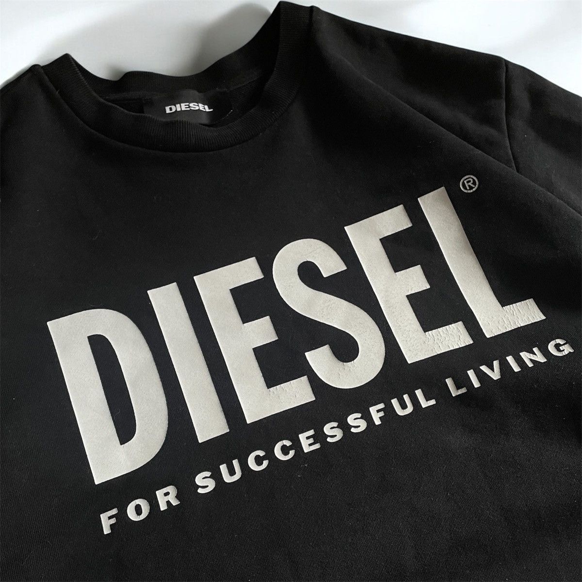 Diesel × Vintage Vintage Diesel Sweatshirt Big Logo Japanese Style Size US L / EU 52-54 / 3 - 2 Thumbnail