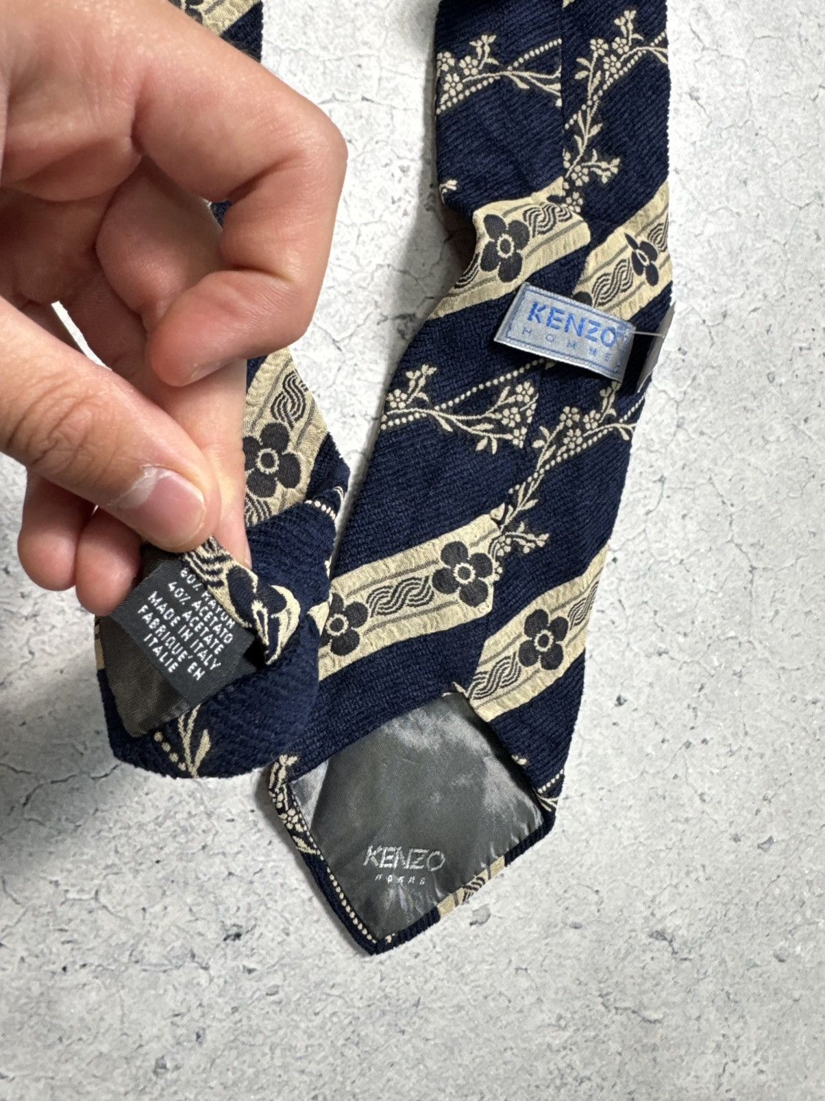 Kenzo Kenzo Luxury Tie Vintage Size ONE SIZE - 4 Thumbnail