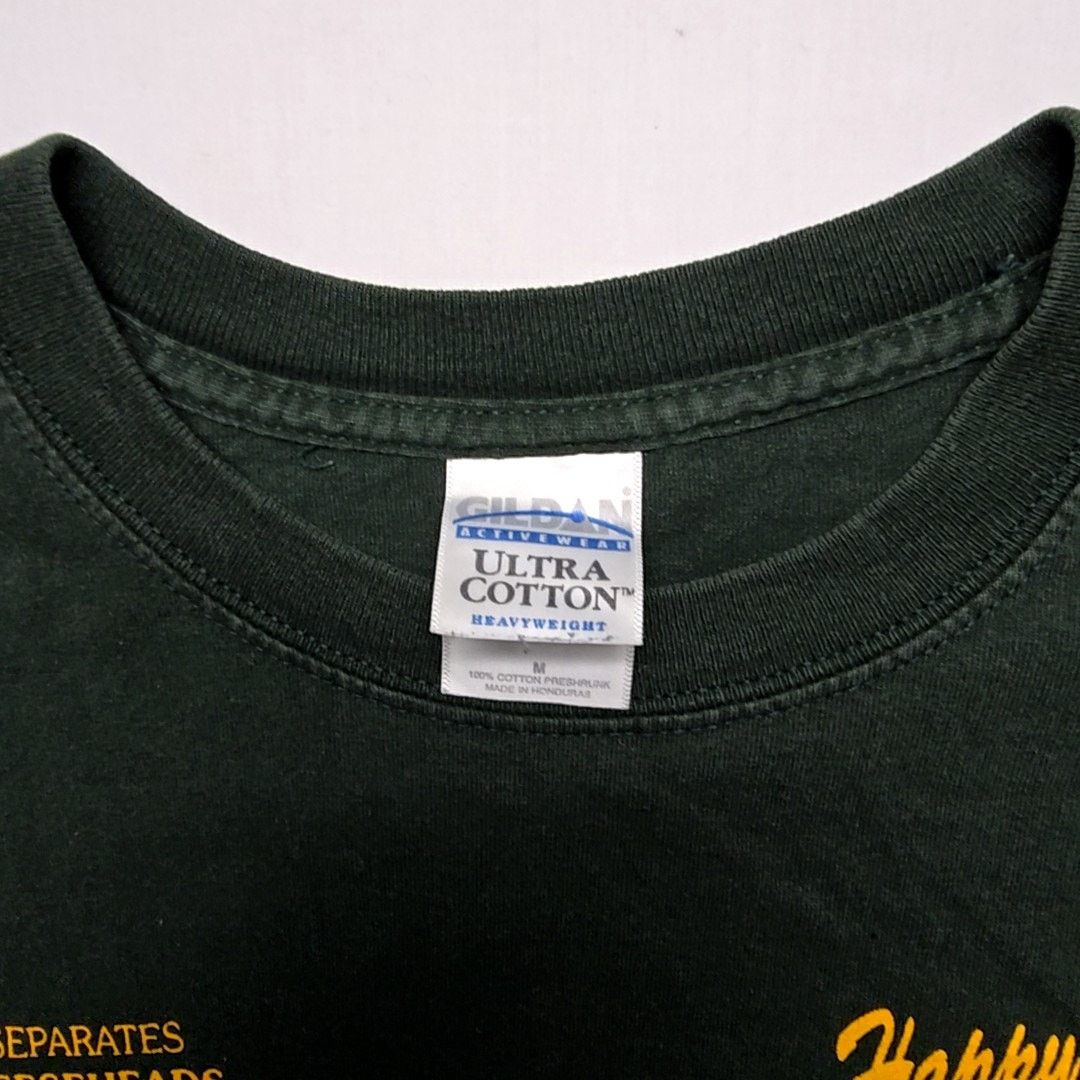 Gildan Vintage Green Bay Packers Drinking Team Tee Green Shirt M Size US M / EU 48-50 / 2 - 3 Thumbnail