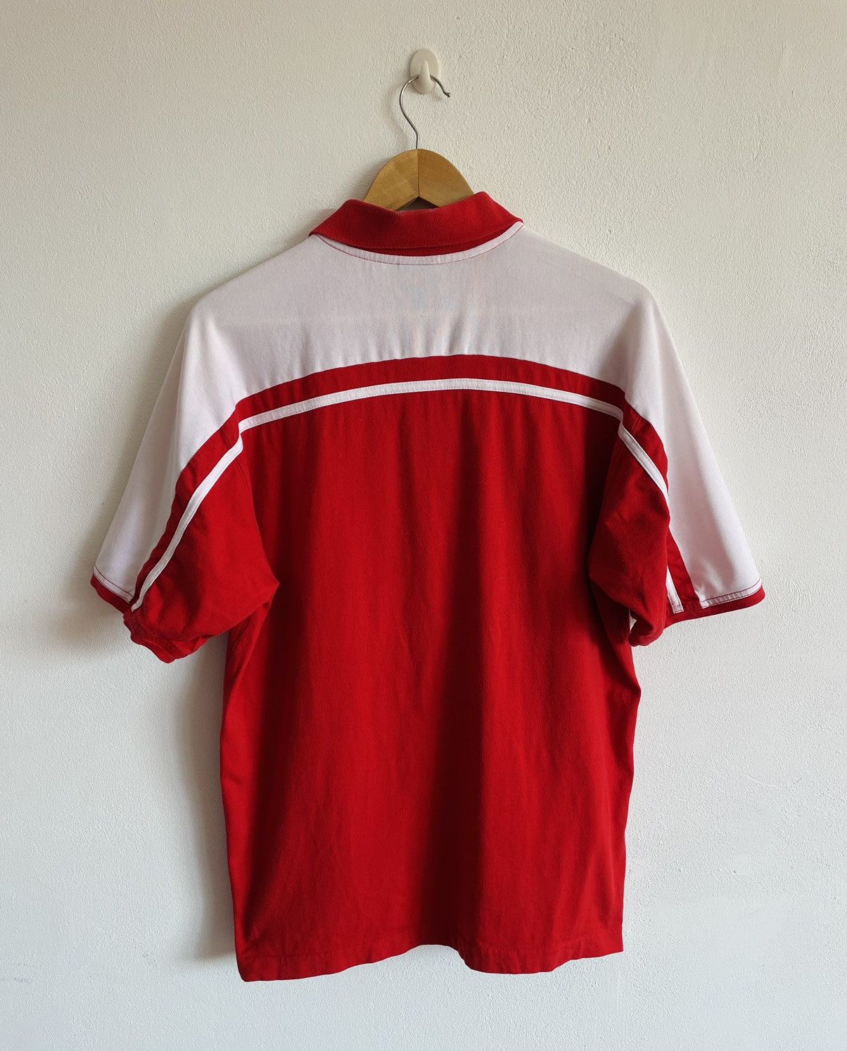 Nike Vintage y2k Nike Red Polo Shirt Size L Size US L / EU 52-54 / 3 - 9 Thumbnail
