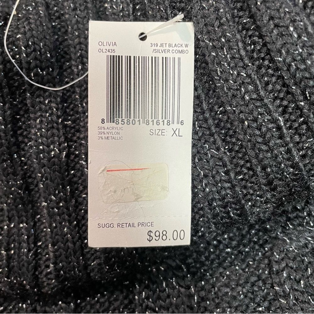 Buffalo David Bitton NWT New $98 Buffalo David Bitton Off Shoulder Black Silver Size XL / US 12-14 / IT 48-50 - 7 Thumbnail