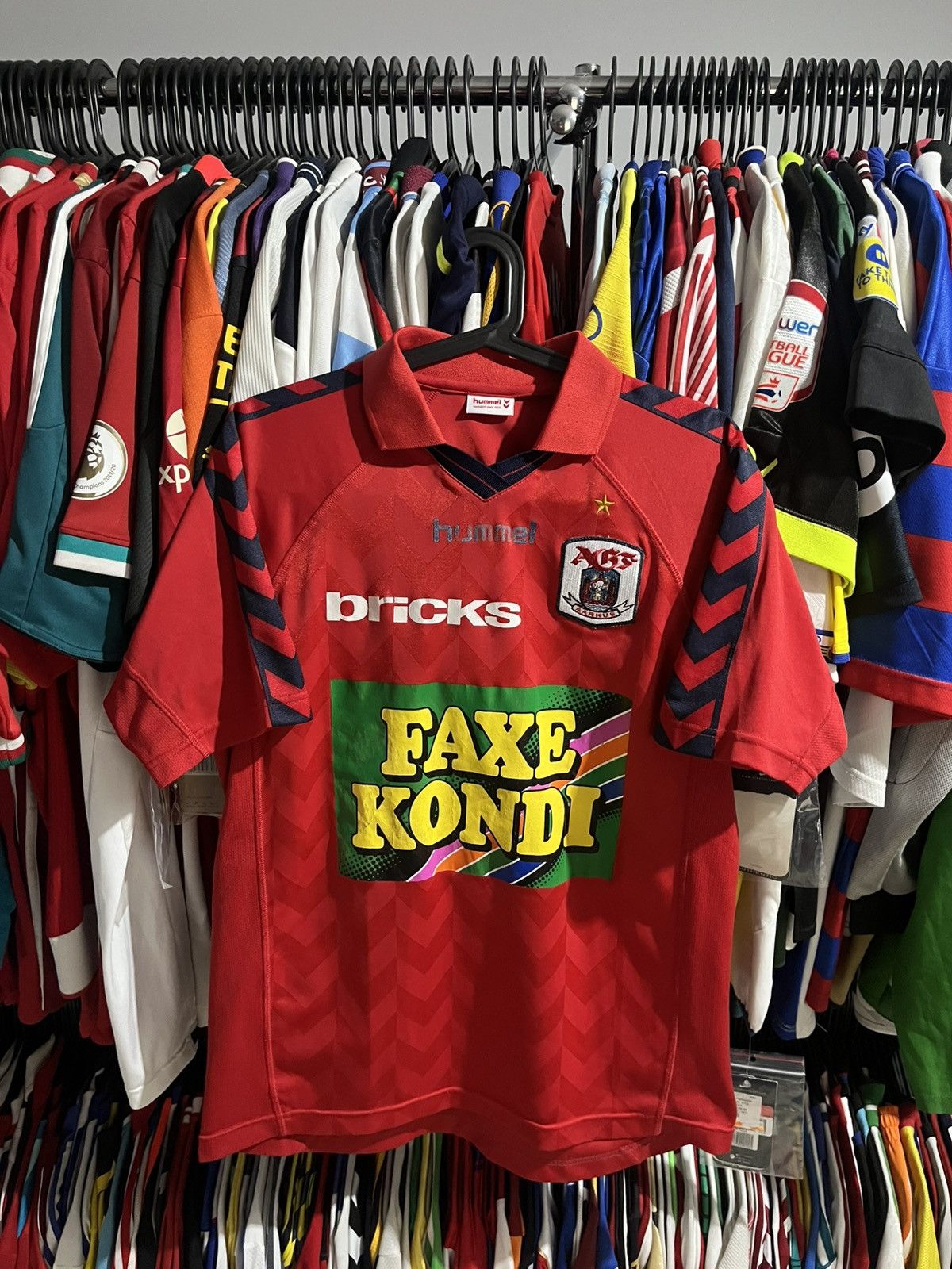 Hummel Vintage Hummel Aarhus 2007/08 Away Soccer Jersey Size US M / EU 48-50 / 2 - 1 Thumbnail