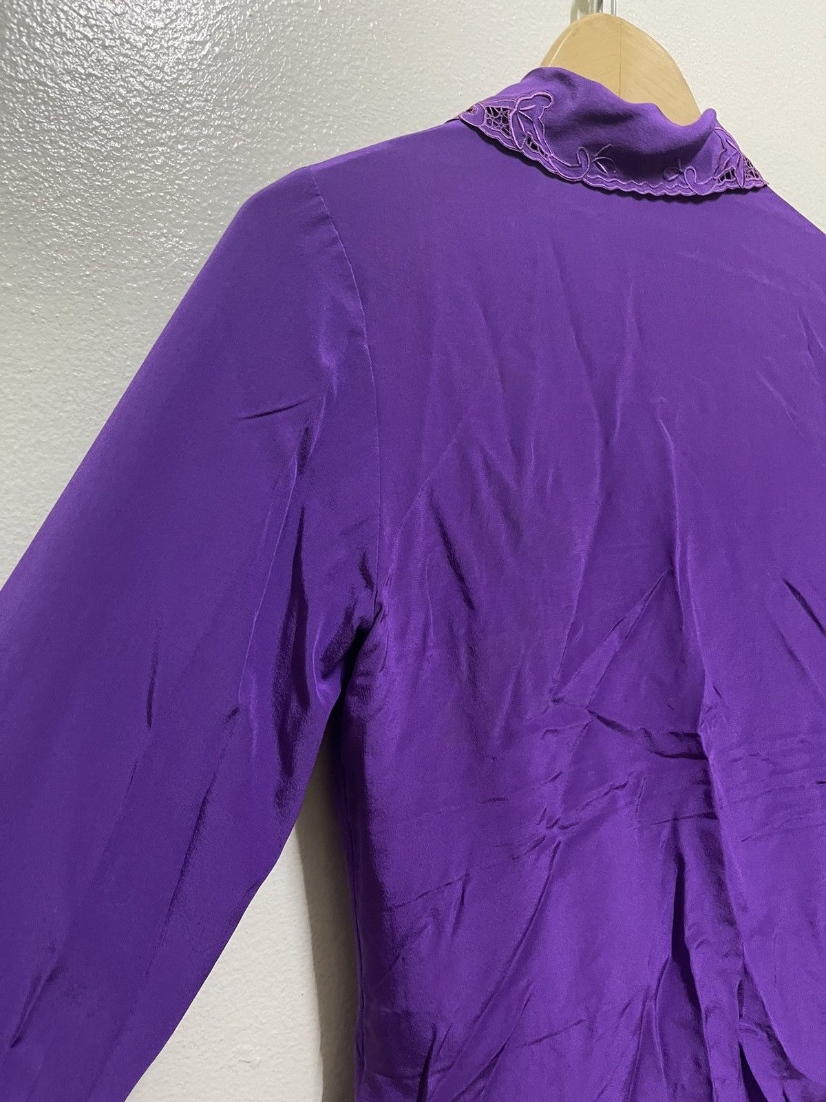 Comme des Garcons Comme des Garcon Hand Embroidered Silk Shirt Size S / US 4 / IT 40 - 11 Thumbnail