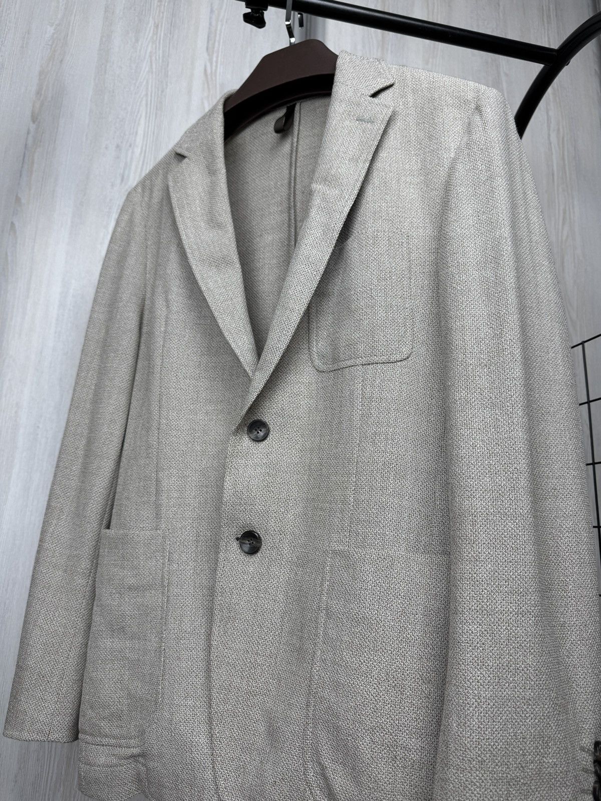 Officina36 Strellson x Officina by Marlane wool blend unlined blazer Size 36R - 8 Thumbnail