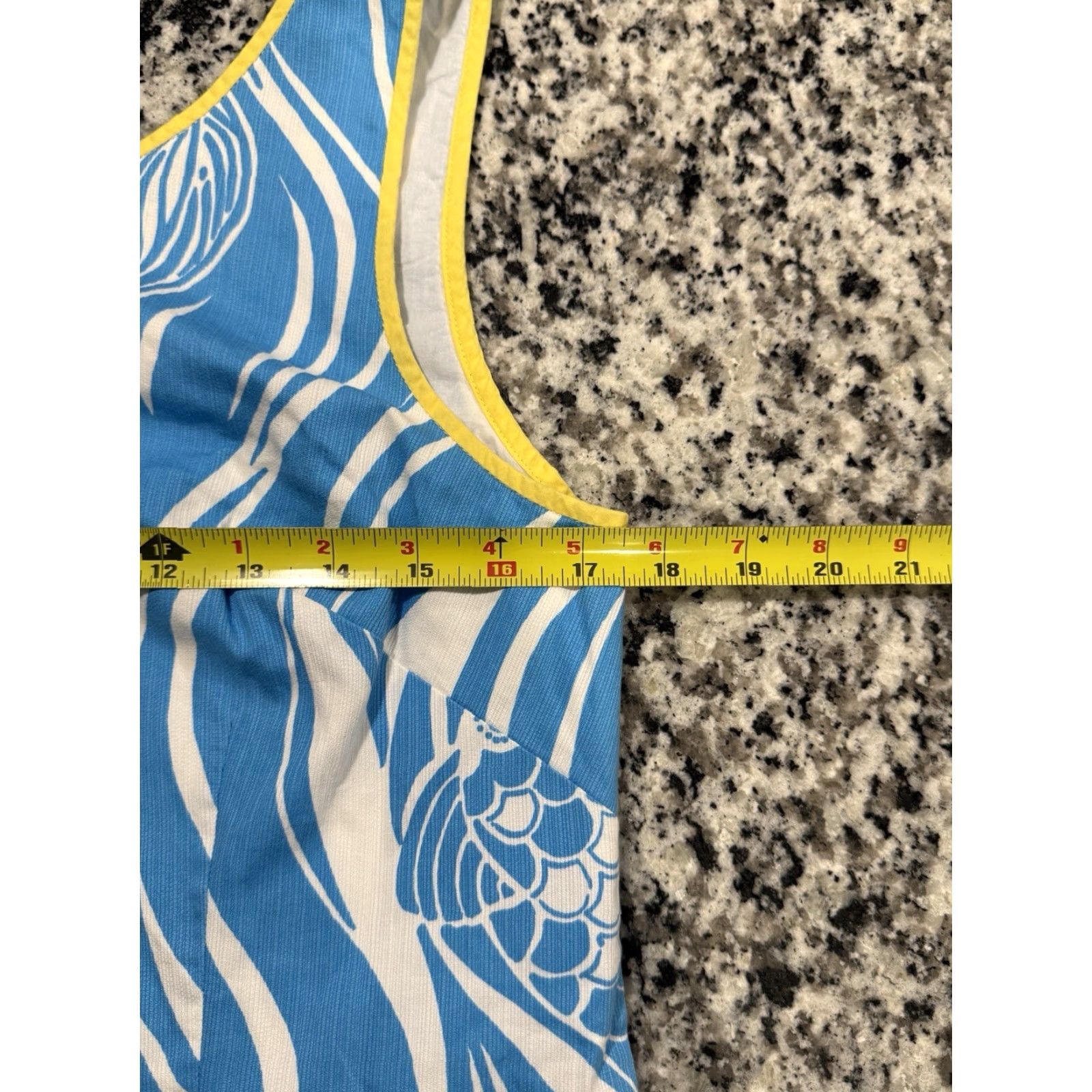 Lilly Pulitzer Lilly Pulitzer Delia Shift Dress Joe Fish Turquoise - Women - Dress - 12 - Turquoise - Fish Size XL / US 12-14 / IT 48-50 - 5 Thumbnail