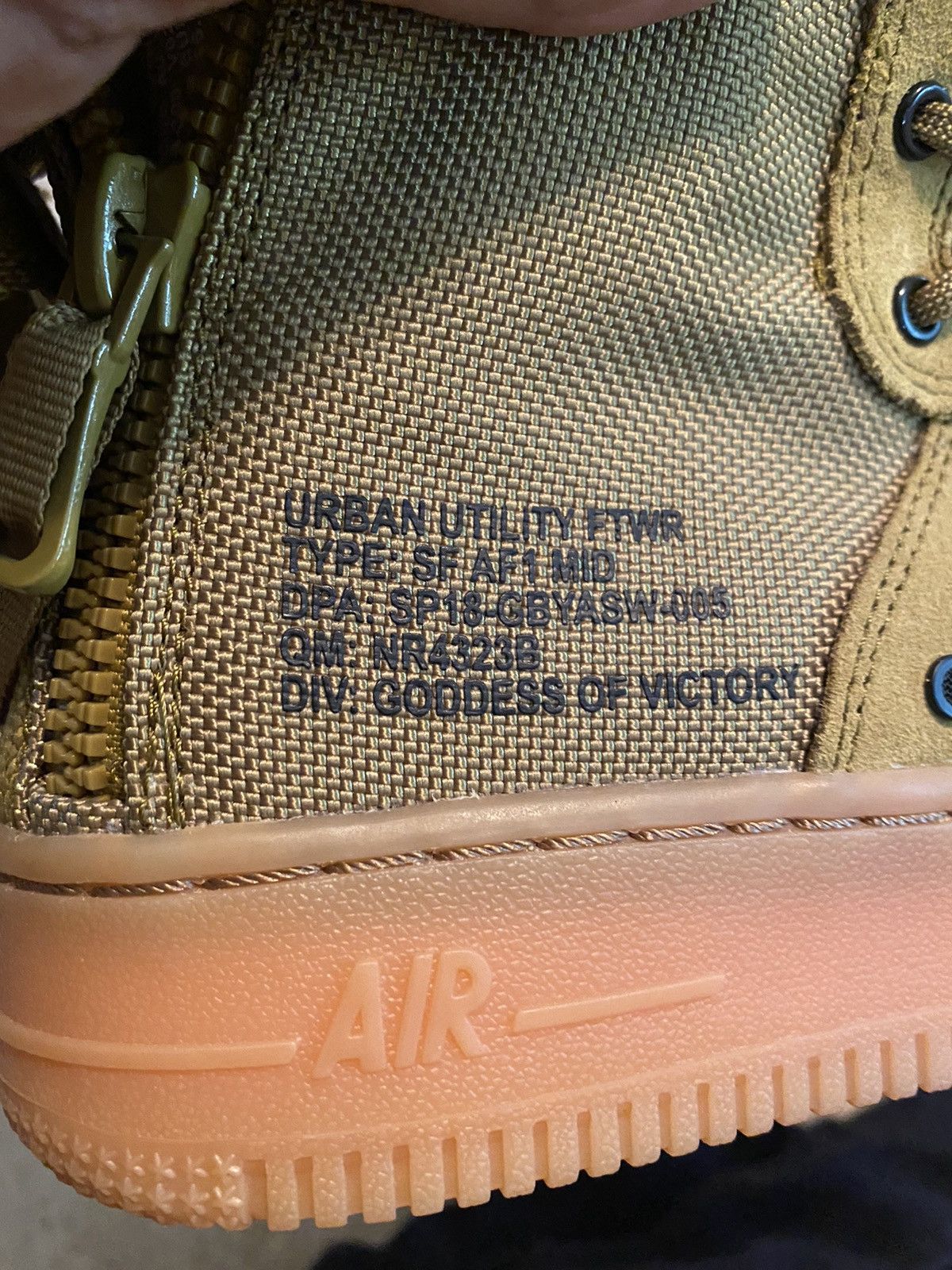 Nike Af1 SF “goddess of victory” 4.5Y 6W Size US 5 / EU 37 - 11 Thumbnail