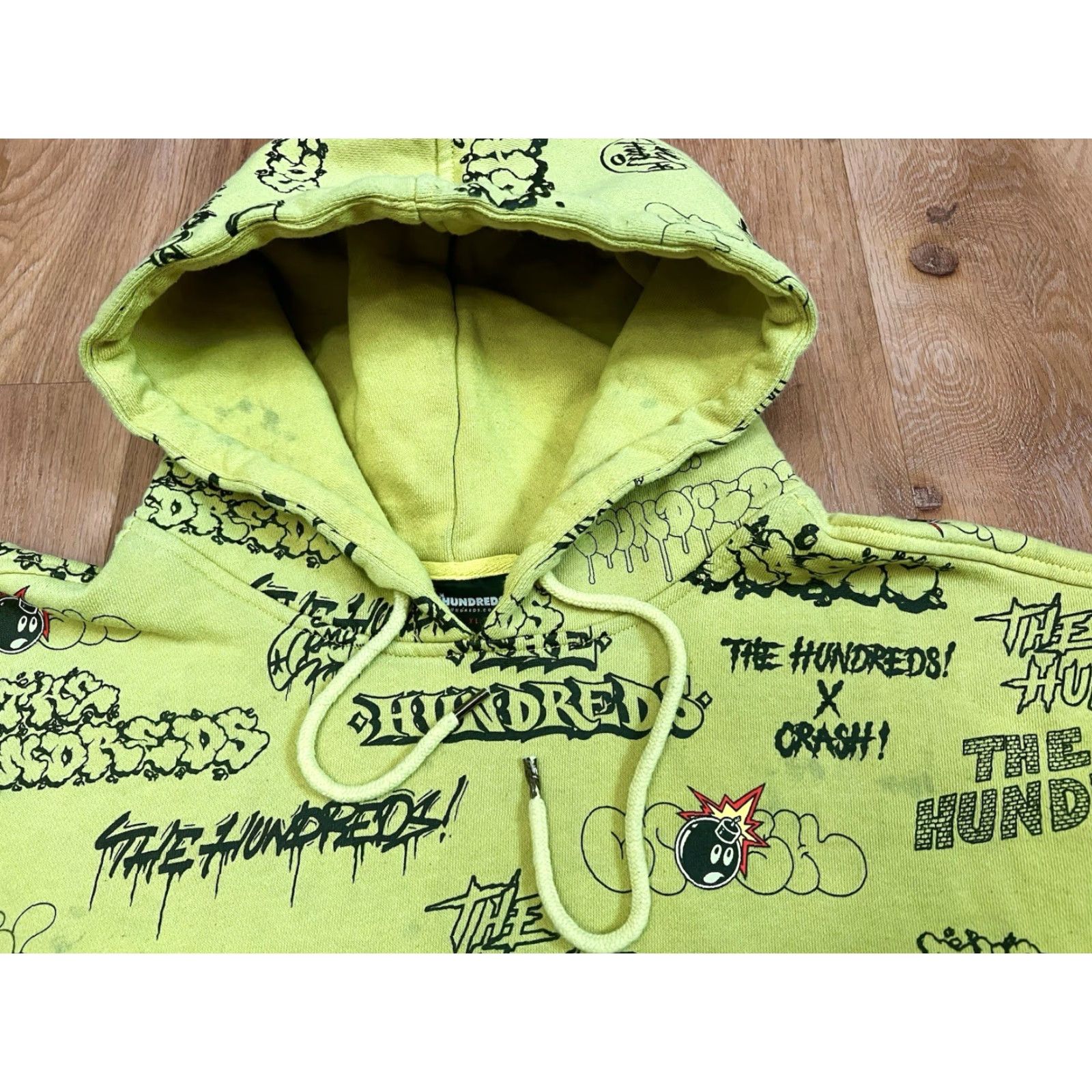 The Hundreds The Hundreds Bomb Pullover Hoodie Yellow XL Size US XL / EU 56 / 4 - 3 Thumbnail