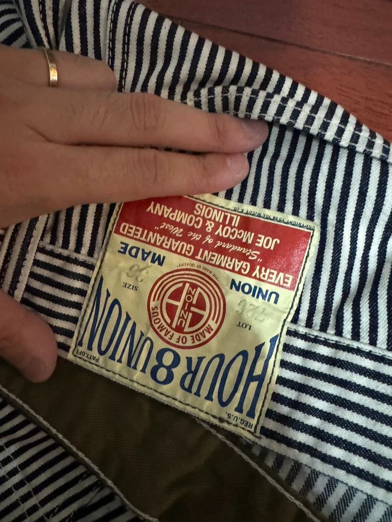 The Real McCoy's The Real McCoys Striped Denim Pants Size US 39 - 3 Thumbnail