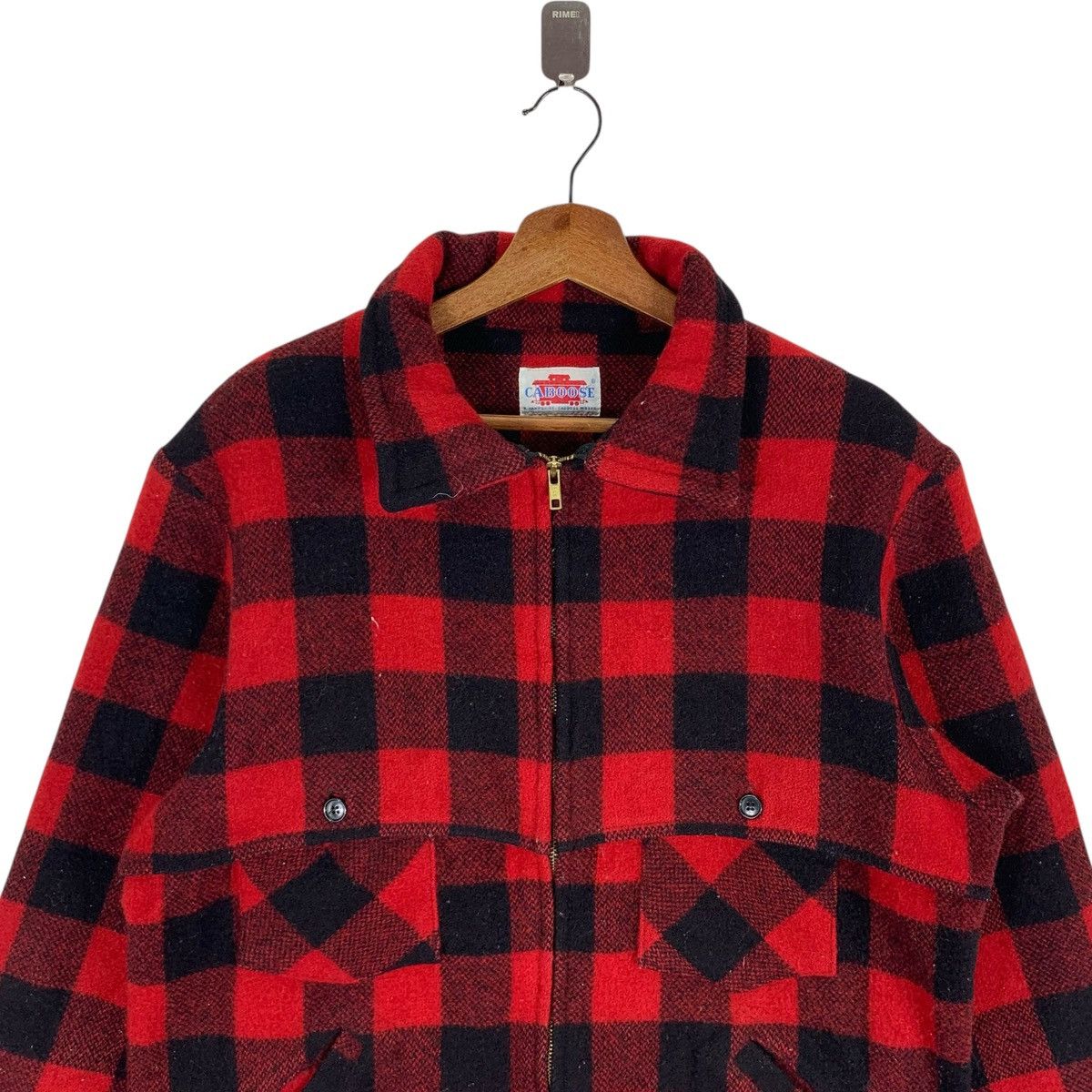Vintage VINTAGE CABOOSE TARTAN WORKERS WOOL JACKET Size US M / EU 48-50 / 2 - 4 Thumbnail