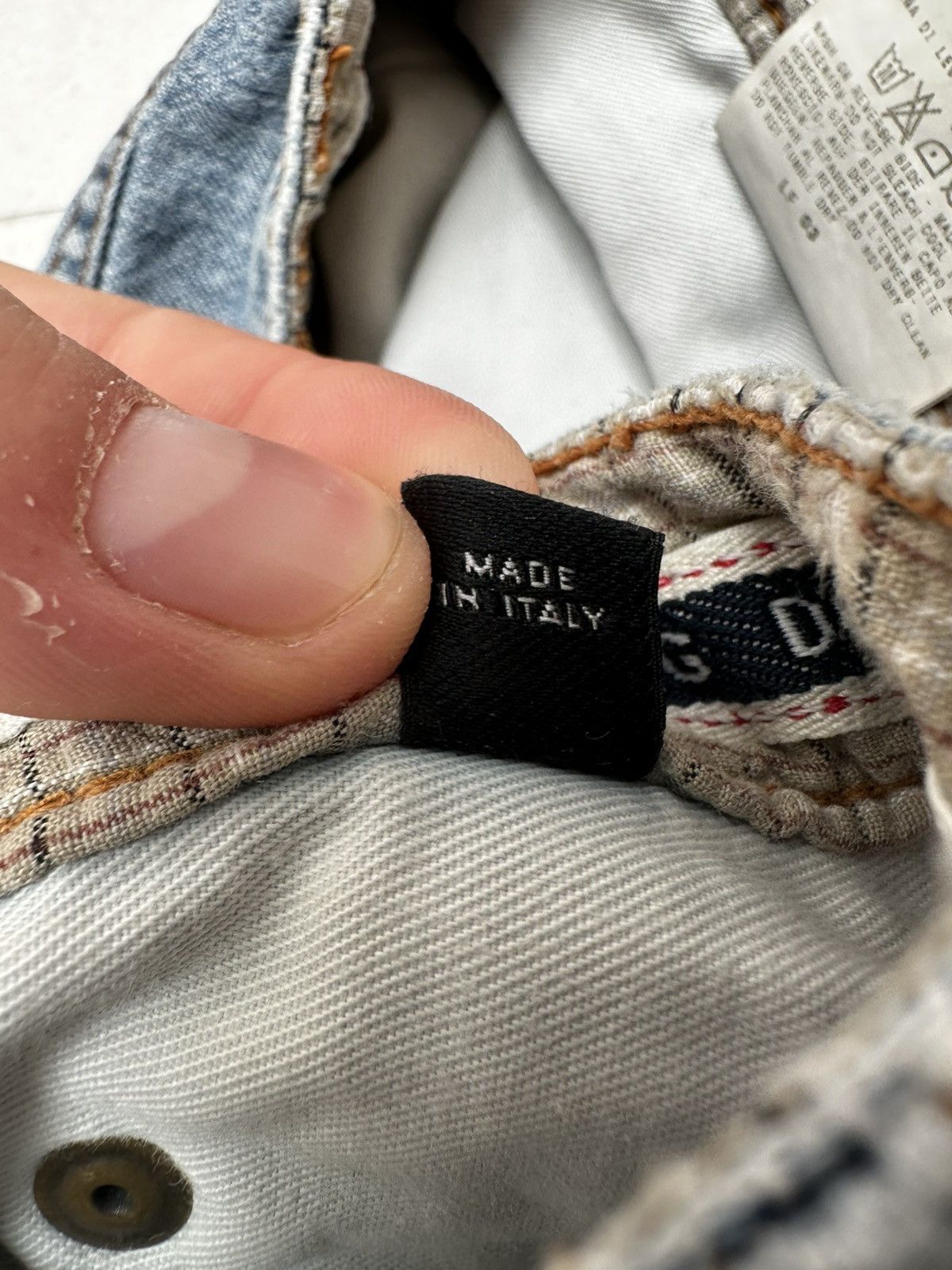 Dolce & Gabbana D&G Distressed Archive Jeans — Grunge Y2K Style Size US 33 - 11 Thumbnail