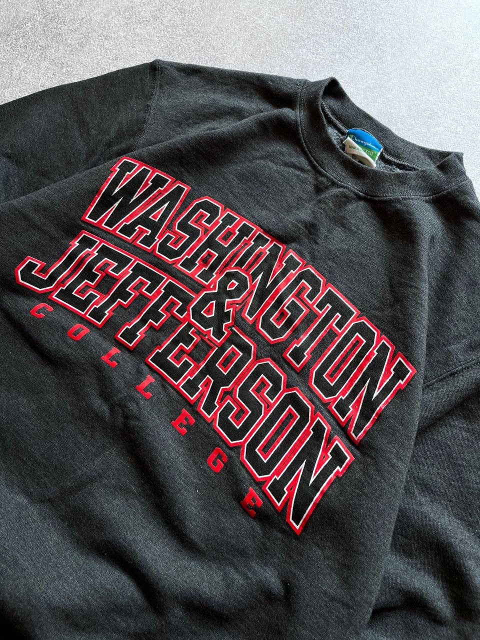 Vintage Vintage Washington & Jefferson Boxy Sweatshirt Y2K S Size US S / EU 44-46 / 1 - 2 Thumbnail