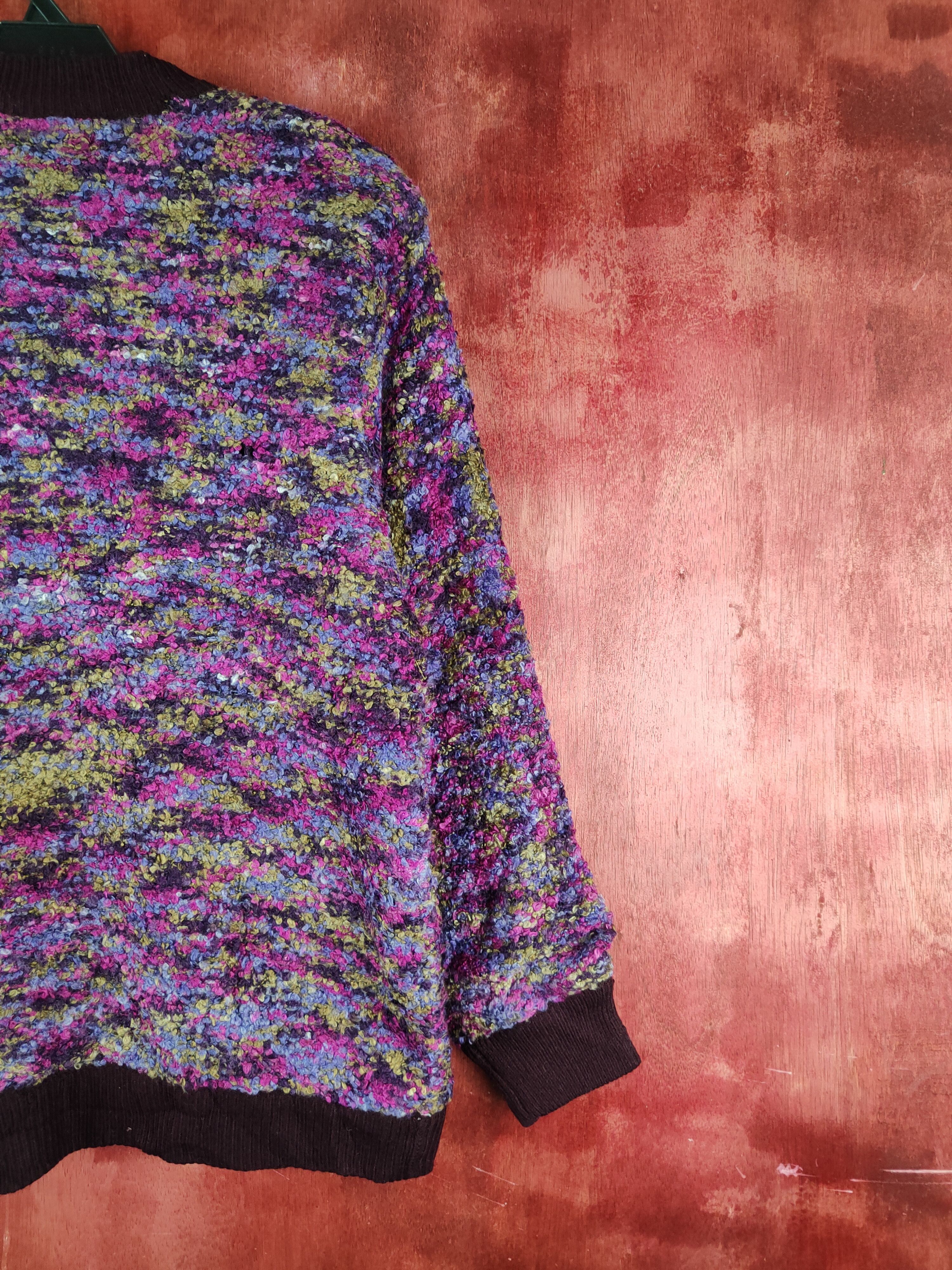 Japanese Brand Japanese Brand Dark Purple Knitwear Cardigan #S2350 Size M / US 6-8 / IT 42-44 - 8 Thumbnail