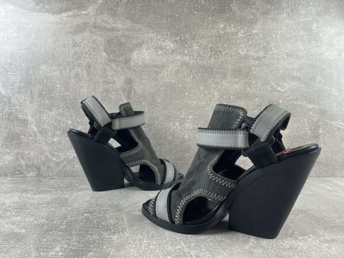 Diesel Diesel Platform Wedge Avant-Garde Star Logo Straps Sandals Size US 10 / IT 40 - 5 Thumbnail