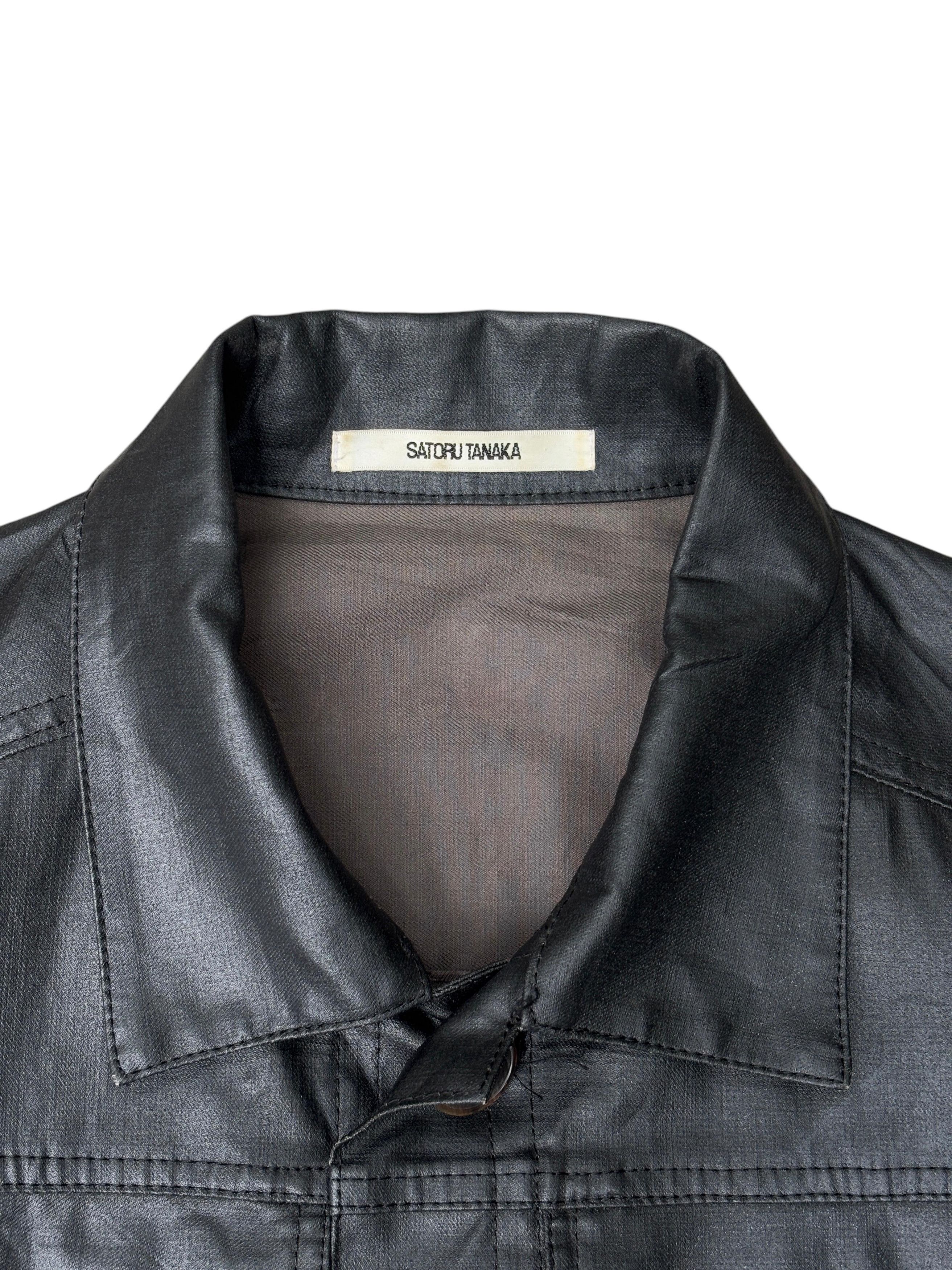Japanese Brand Satoru Tanaka Coated Trucker Jacket Made In Japan Size US M / EU 48-50 / 2 - 5 Thumbnail