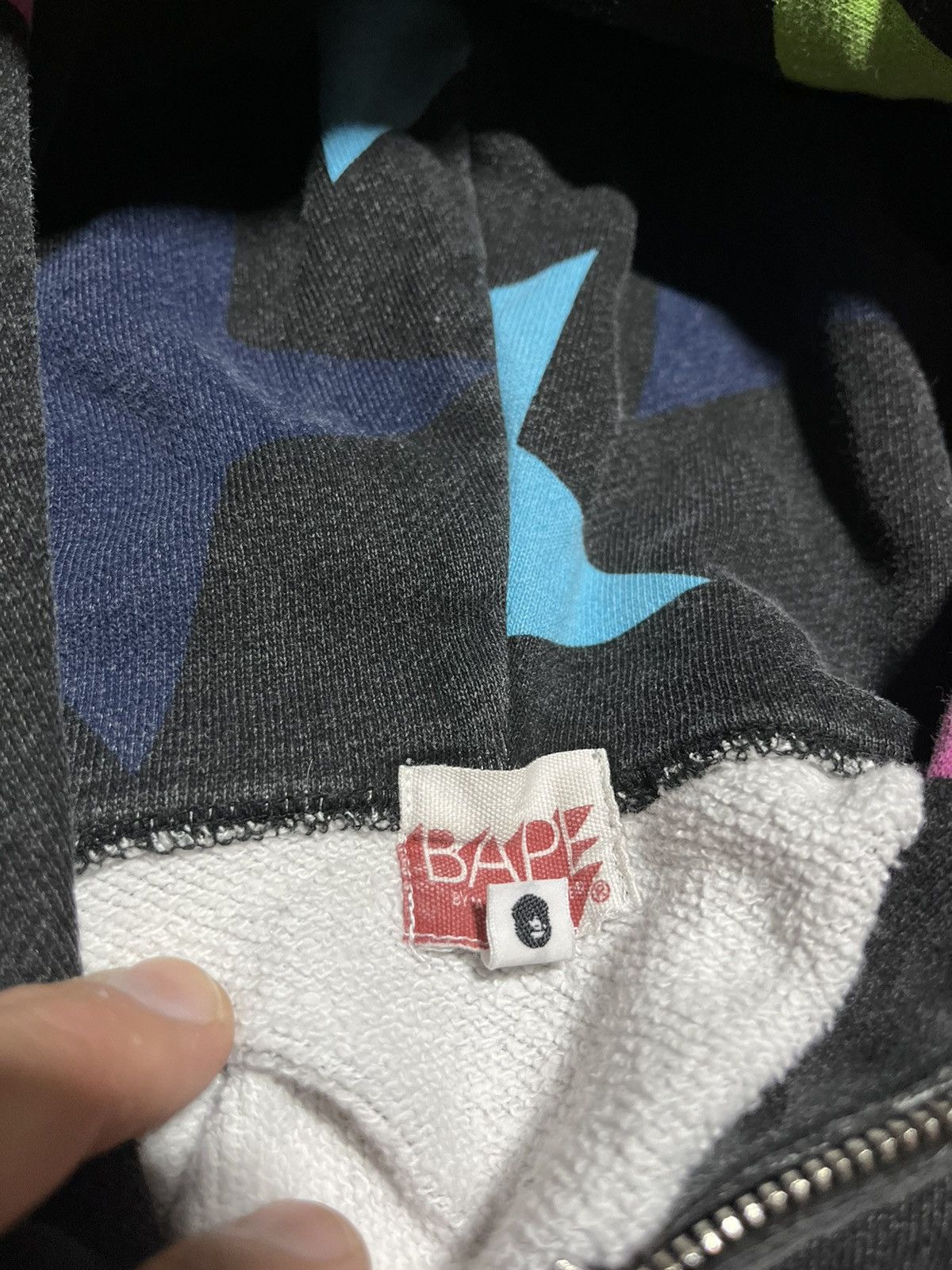 Bape × Nigo Sta Pattern Full Zip Hoodie Size US S / EU 44-46 / 1 - 7 Thumbnail