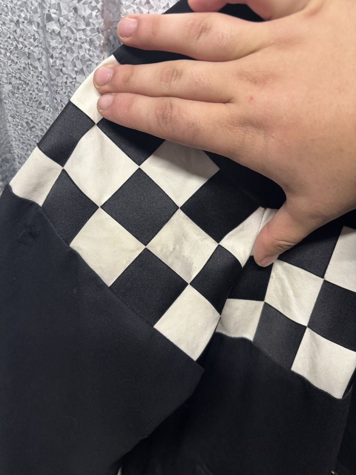 Dsquared2 DSQUARED2 Checkered Black Car Coat Size US L / EU 52-54 / 3 - 7 Thumbnail