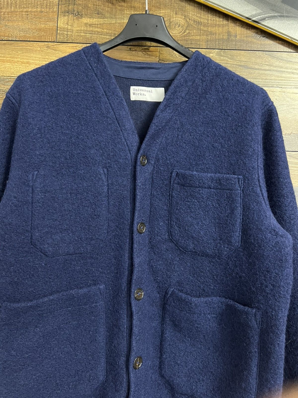 Universal Works UNIVERSAL WORKS Wool Fleece Sweater Blanket Cardigan Jacket Size US M / EU 48-50 / 2 - 6 Thumbnail