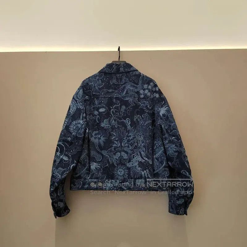 Dior Dior Women's Blue Floral Print Jacket . Size L / US 10 / IT 46 - 2 Thumbnail