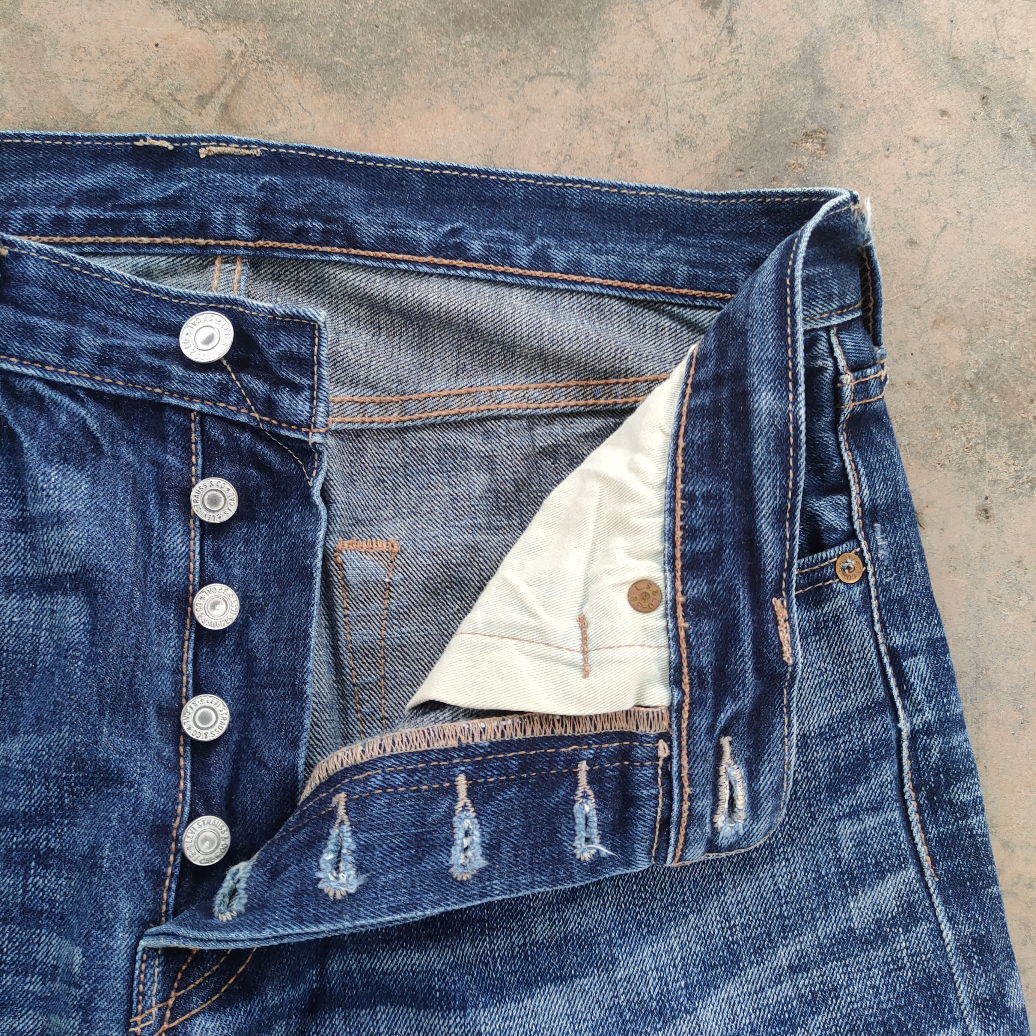 Levi's W32 LEVI'S 501 FADED JEANS DENIM PANTS Size US 32 / EU 48 - 6 Thumbnail