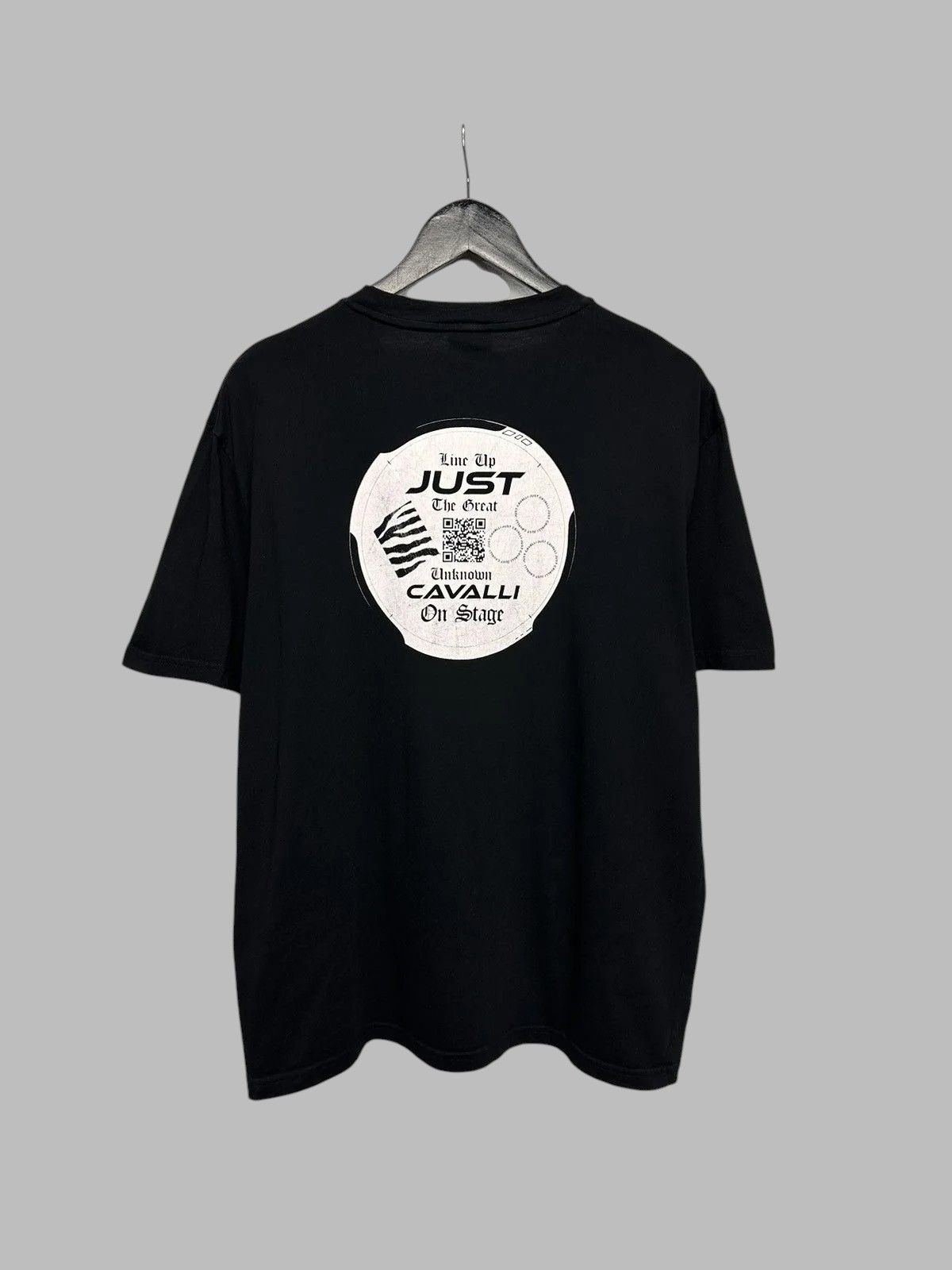 Roberto Cavalli Just Cavalli Black Vintage Tee Luxury Logo Streetwear Size US S / EU 44-46 / 1 - 9 Thumbnail