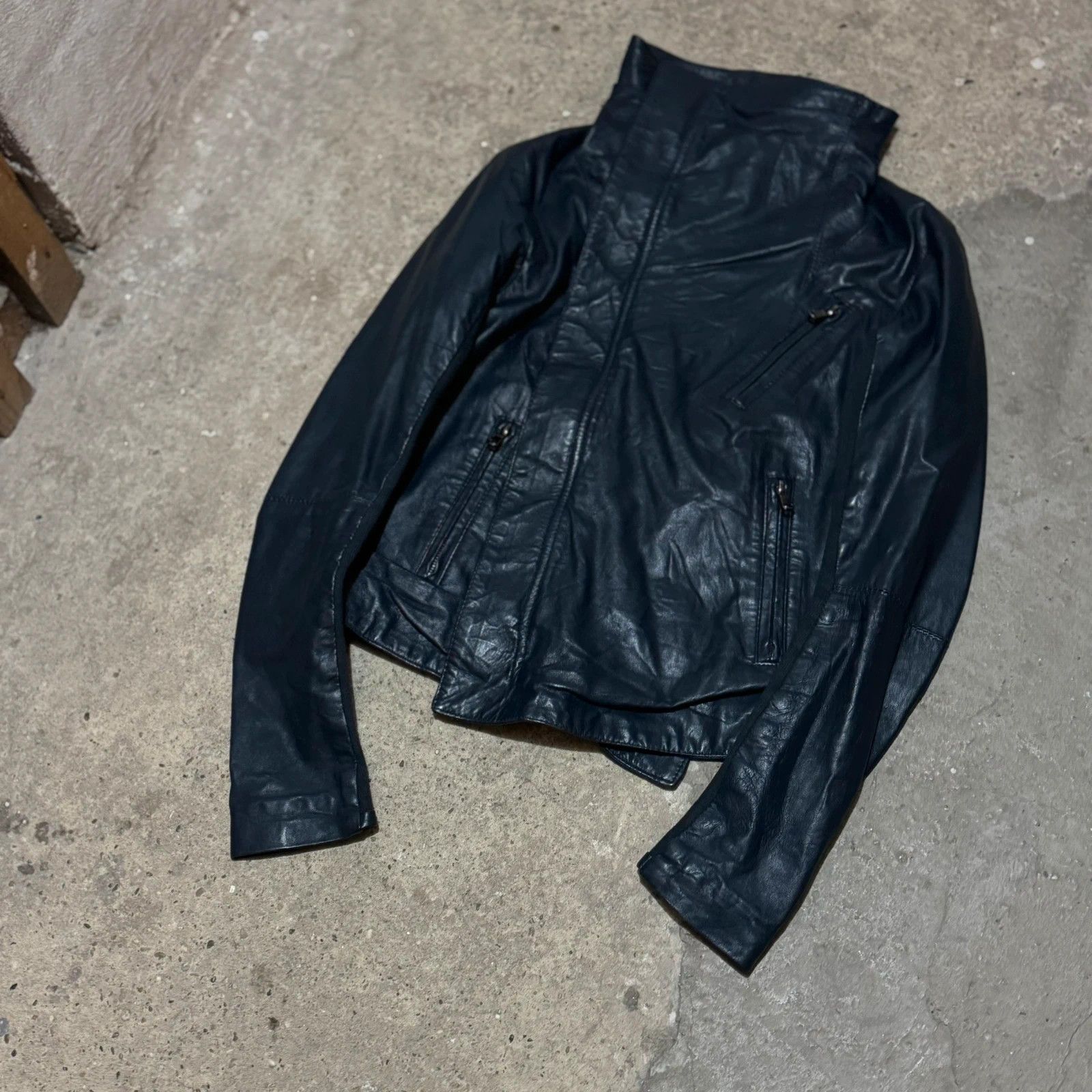 Other Rick owens style lether jacket Size S / US 4 / IT 40 - 3 Thumbnail