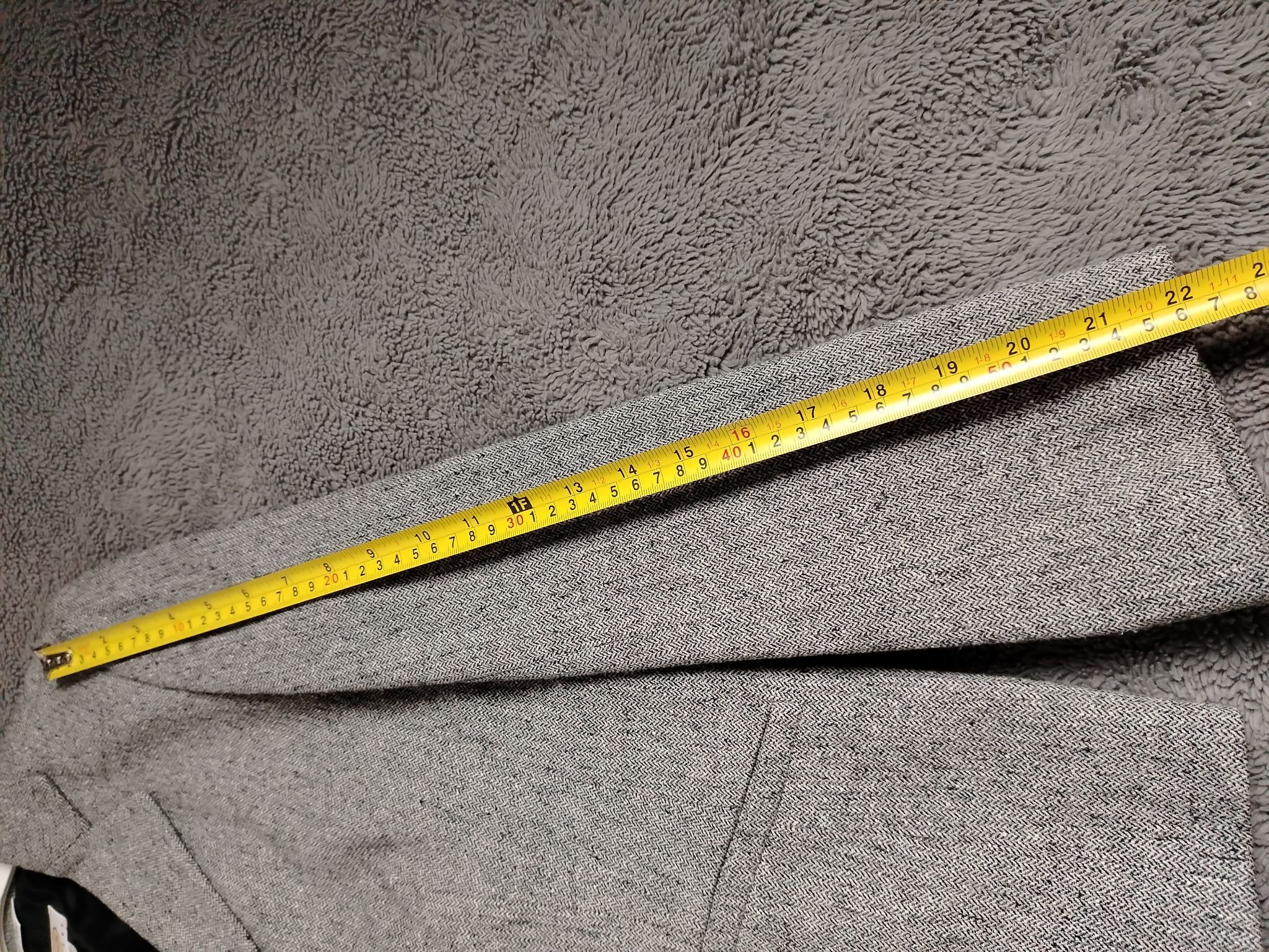 Talbots Pre-Loved Blazer Women's Petite 10 Grey Herringbone Single Size L / US 10 / IT 46 - 6 Thumbnail