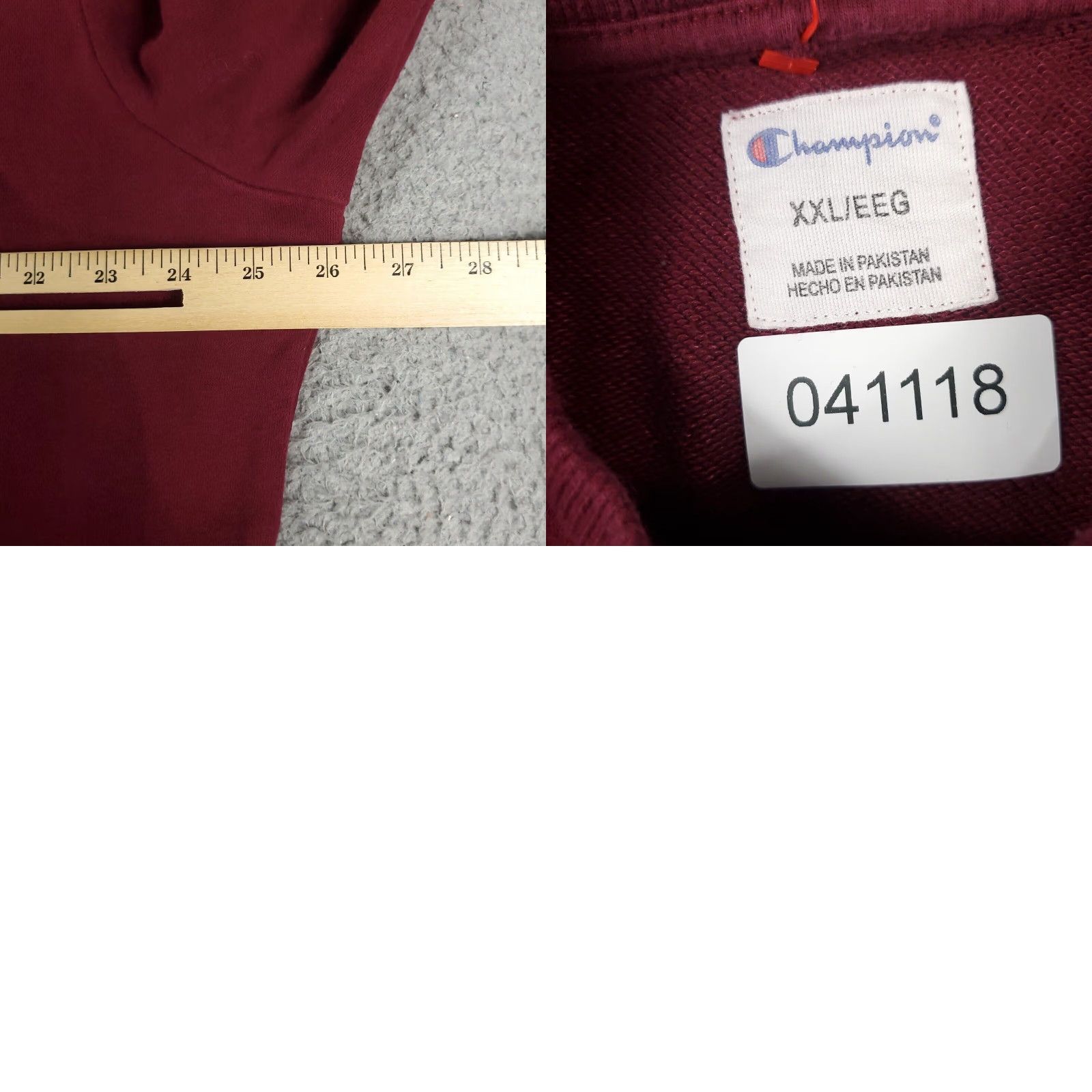 Champion VINTAGE Champion Sweater Men 2XL Pullover Red Casual Knit Long Sleeve Crew Neck Sports Size US XXL / EU 58 / 5 - 8 Thumbnail