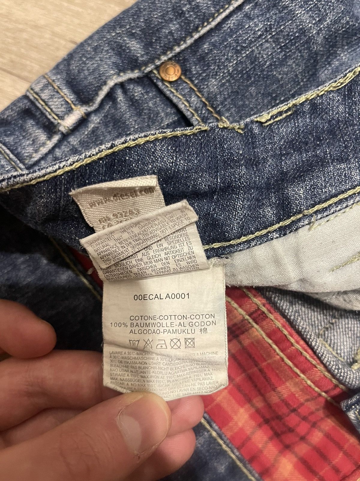 Diesel DIESEL ZATINY RIPPED FLARED VINTAGE Y2K JEANS SIZE 29 Size 24" / US 00 / IT 34 - 19 Thumbnail