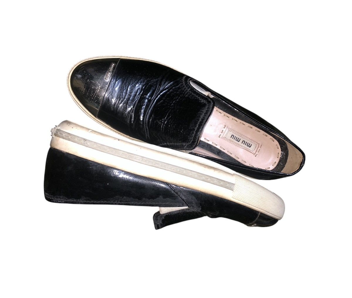 Issey Miyake × Miu Miu VINTAGE MIU MIU SHOES JAPANESE DESIGNER Size US 8.5 / IT 38.5 - 4 Thumbnail